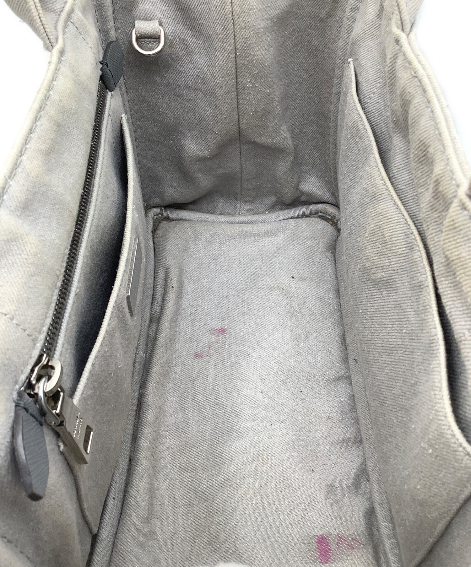 中古・古着通販】PRADA (プラダ) キャンバストートバッグ ベージュ