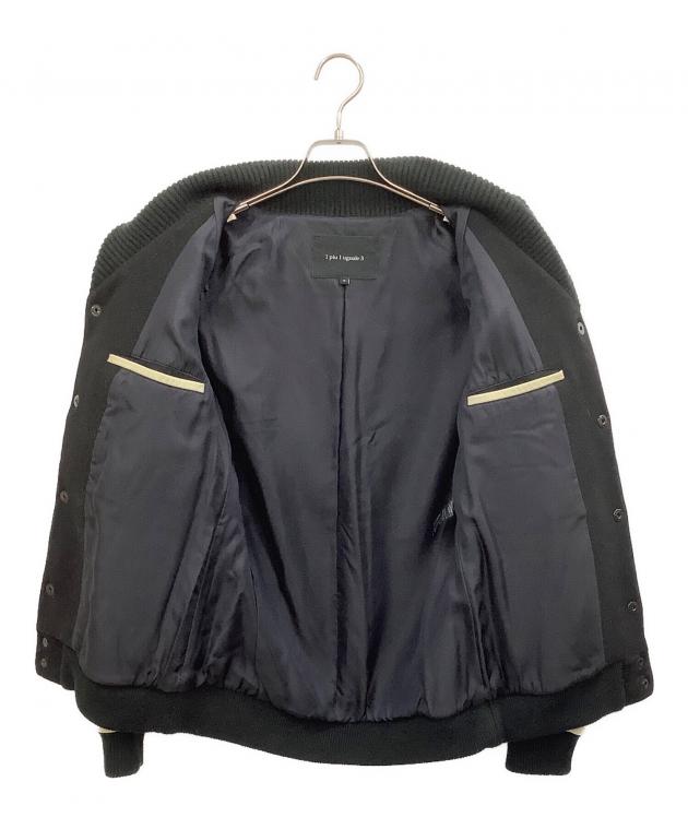 1piu1uguale3 カシミヤウールレザー スタジャン ブラック Mサイズ 定価23.8万 1piu1uguale3 DONKEY ZIP スタジャン Ⅳ 1piu1uguale3