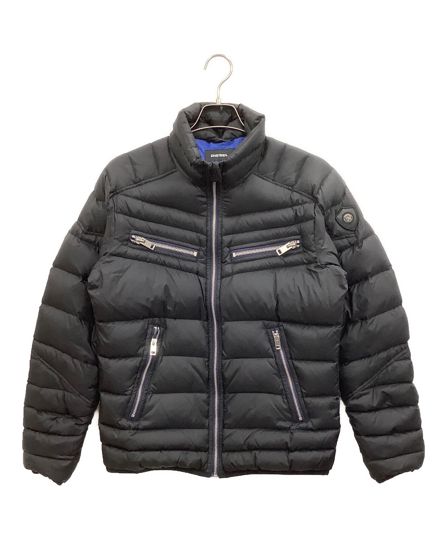 中古・古着通販】DIESEL (ディーゼル) ダウンジャケット ブラック 