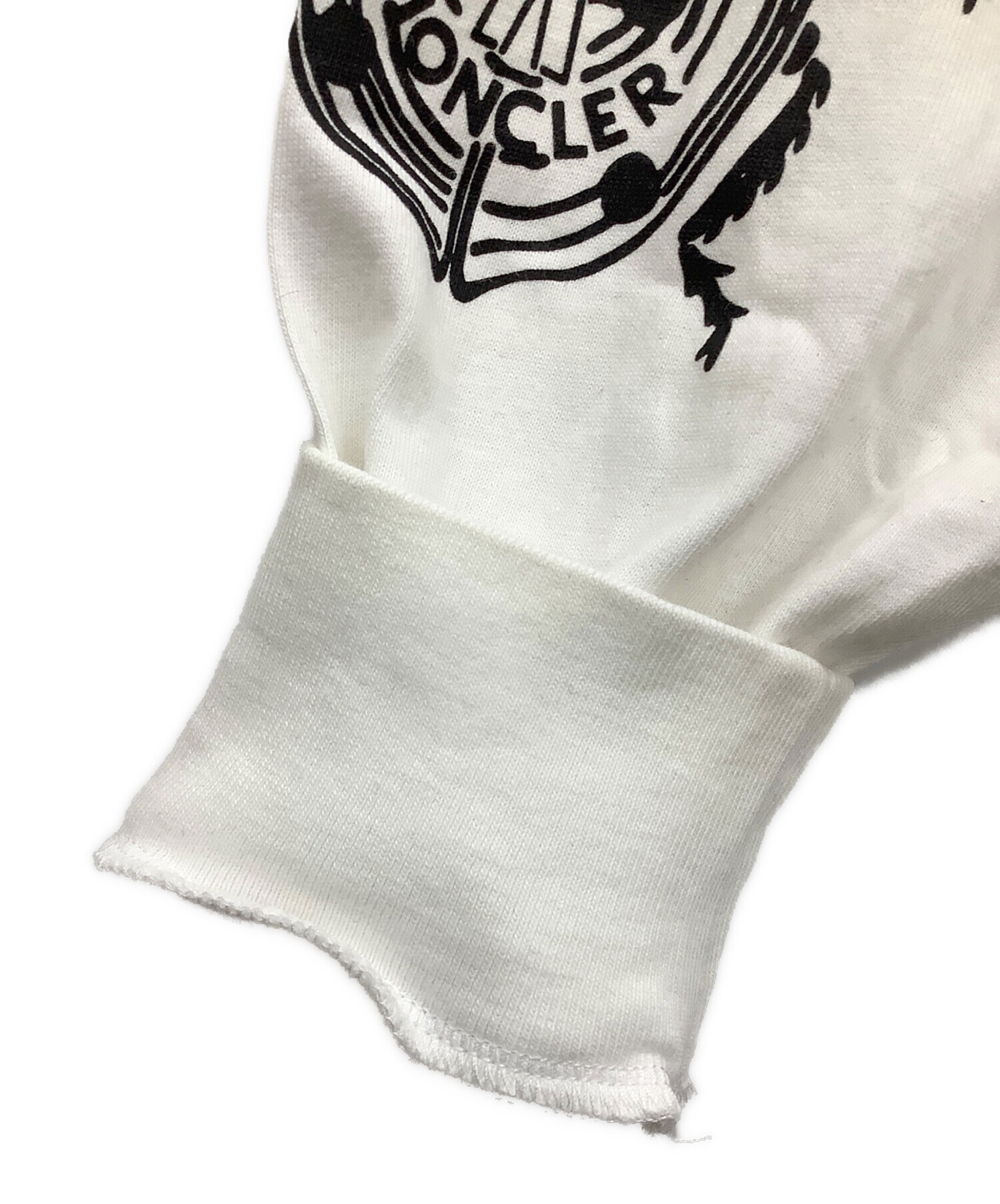 中古・古着通販】MONCLER (モンクレール) 長袖カットソー ホワイト