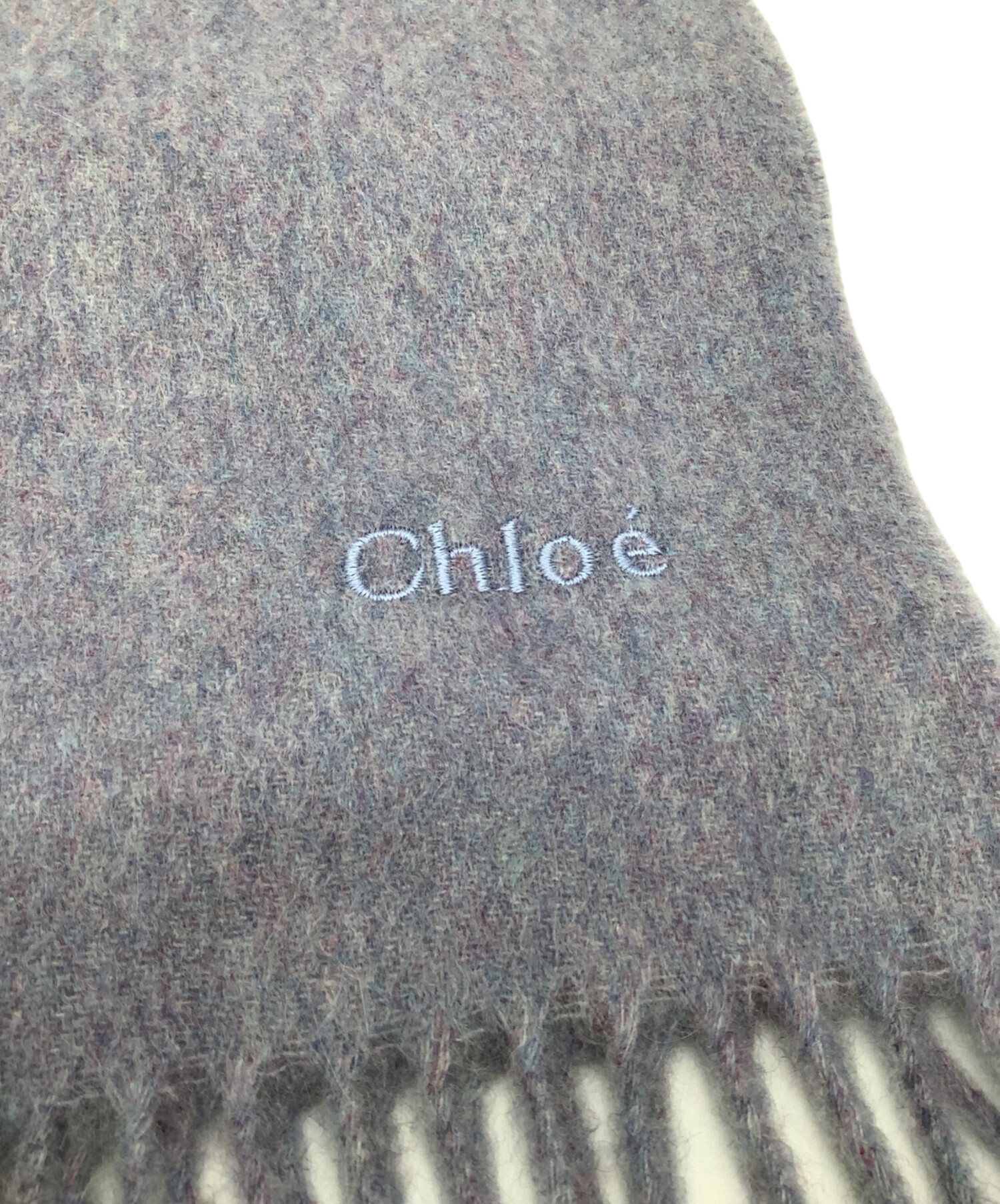 中古・古着通販】Chloe (クロエ) マフラー パープル サイズ