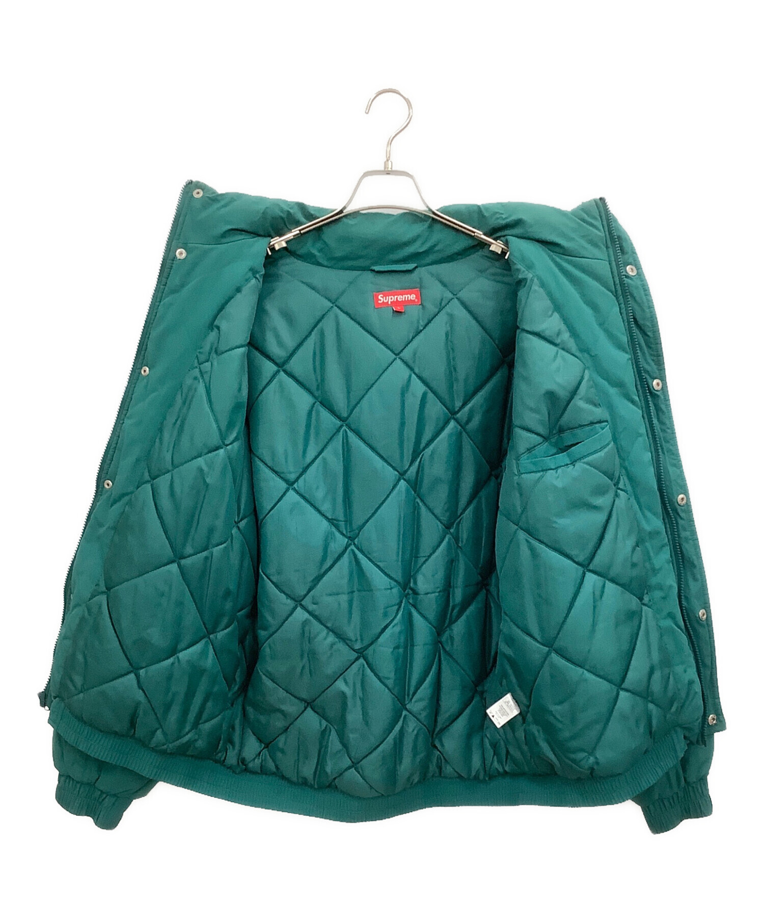 中古・古着通販】SUPREME (シュプリーム) Team Puffy Jacket グリーン