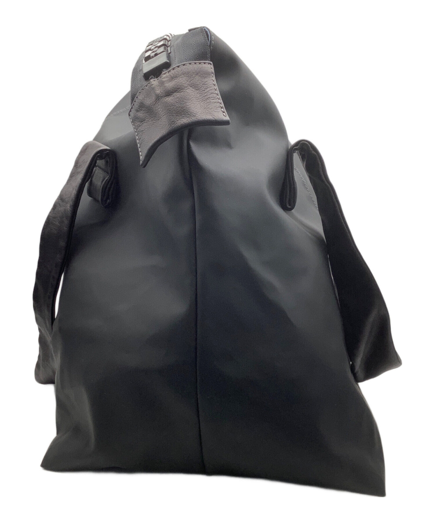 Kawa Kawa ブラック フリル レザー トートバッグ 中古・古着通販】kawa