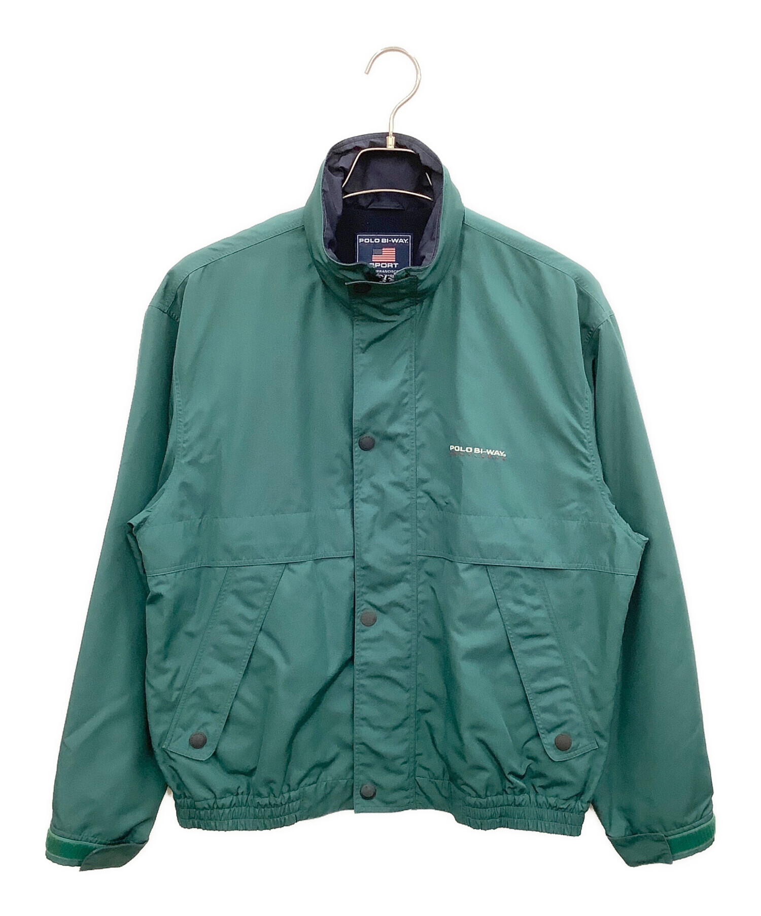 ポロスポーツ　ナイロンジャケット M ダークグリーン　緑 中古・古着通販】POLO SPORT (ポロスポーツ) ナイロンブルゾン