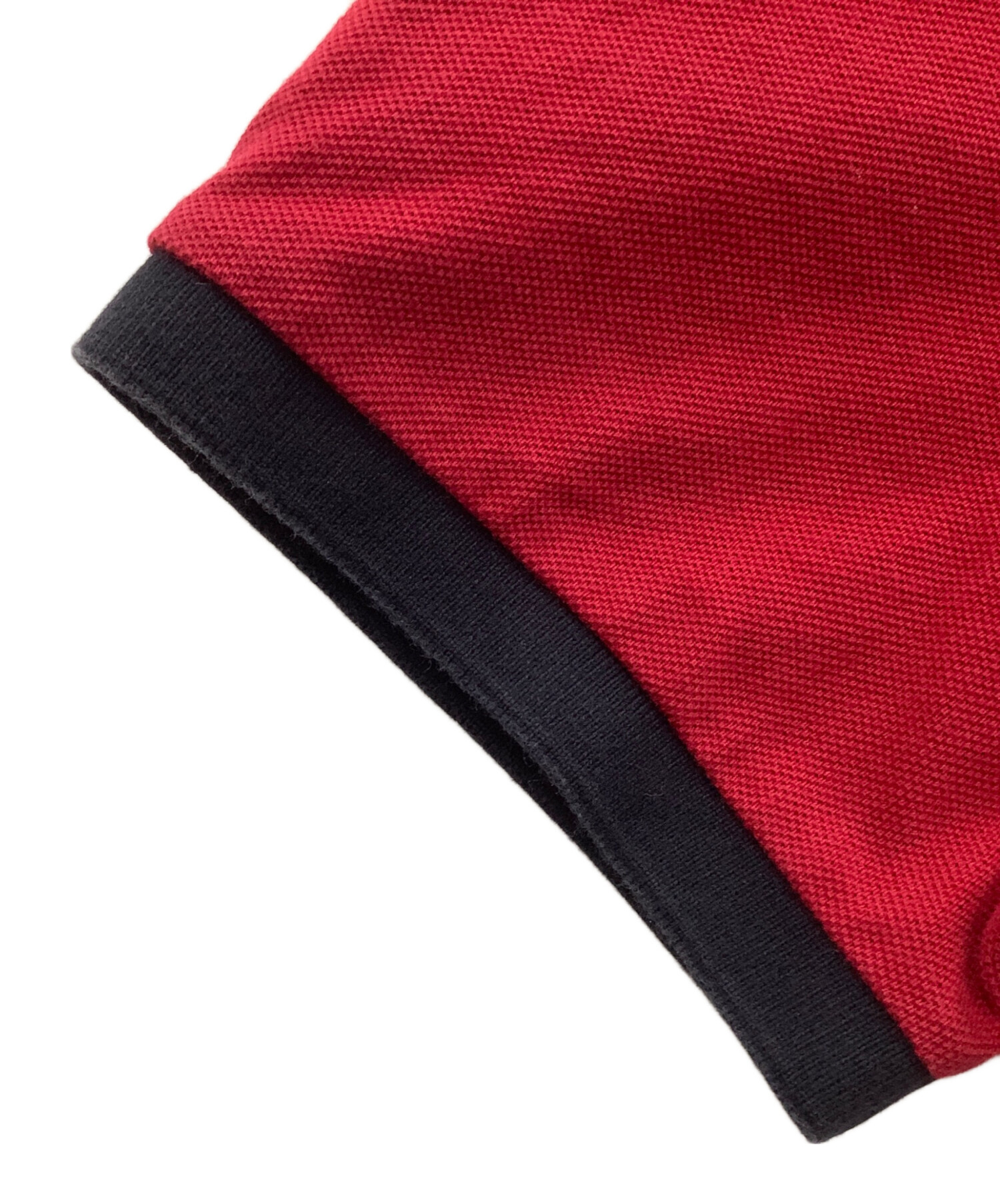 中古・古着通販】MONCLER (モンクレール) ポロシャツ レッド サイズ:S