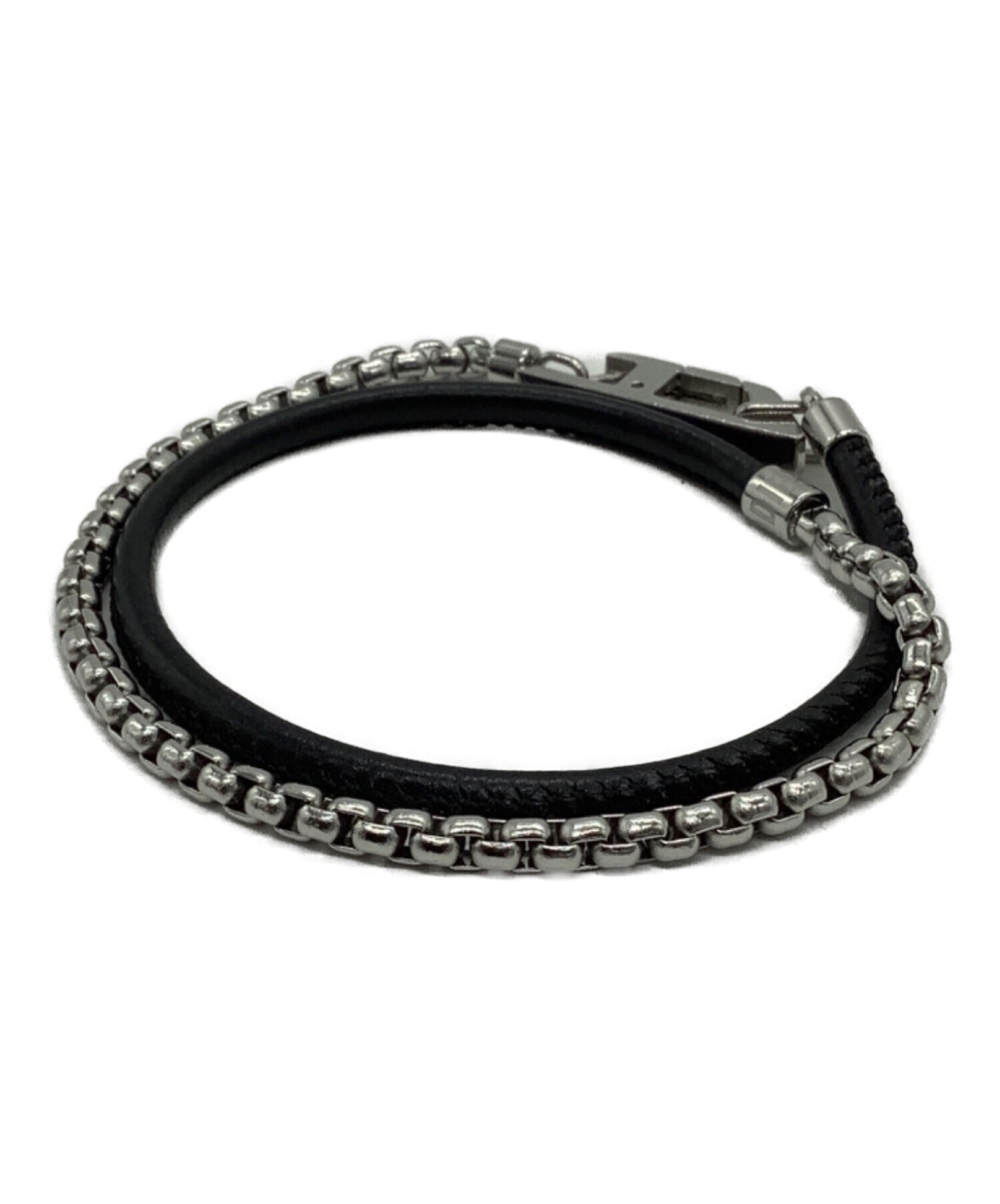 中古・古着通販】DIESEL (ディーゼル) ブレスレット ブラック サイズ