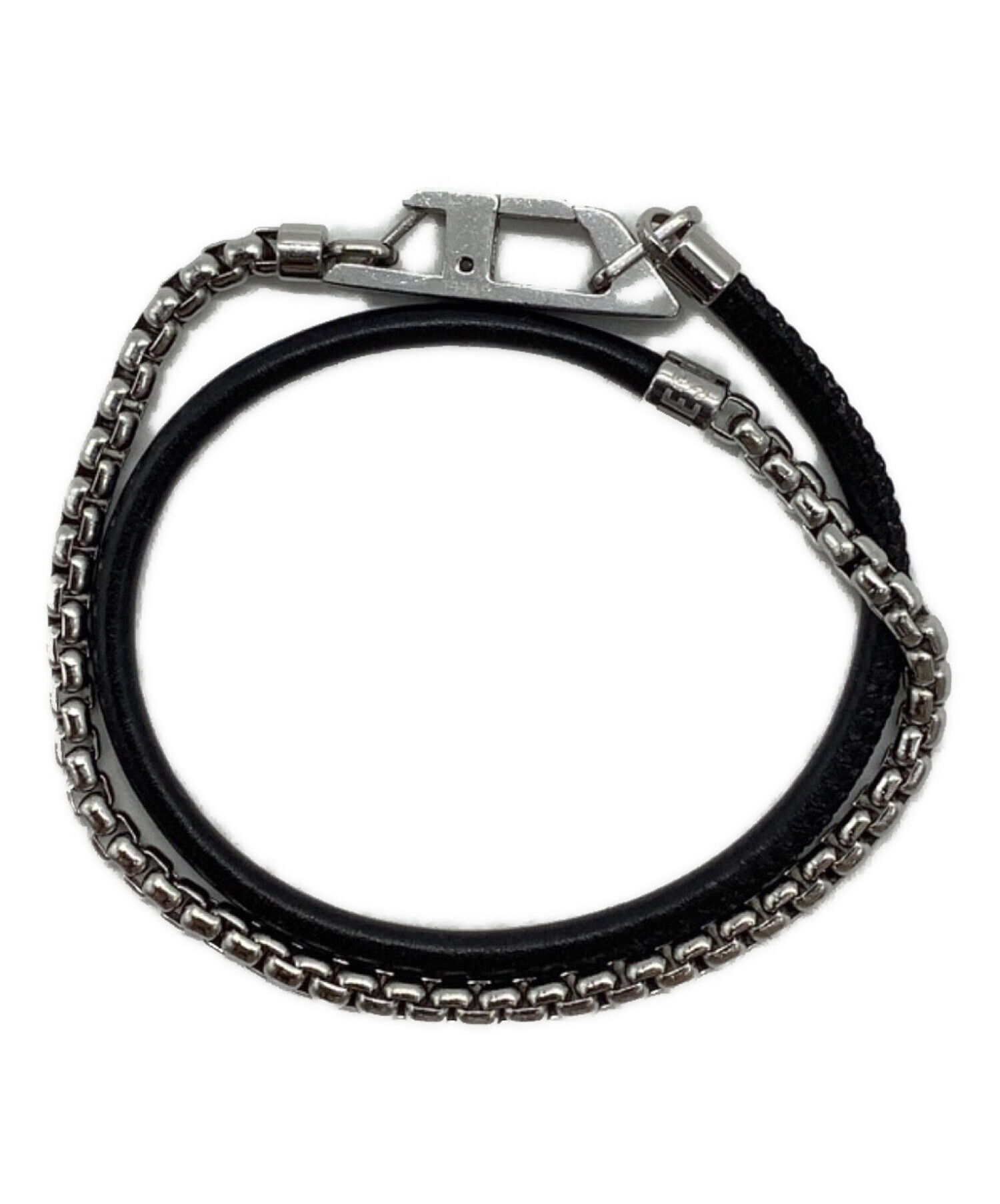 DIESEL ブレスレット 新品未使用 1500円お値下げ中 中古・古着通販】DIESEL (ディーゼル) ブレスレット ブラック サイズ