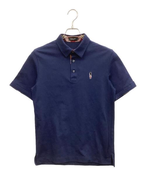 新品 Burberry バーバリー ブラックレーベル ポロシャツ バーバリーブラックレーベル/ポロシャツ/ホース刺繍/ブラックの高価