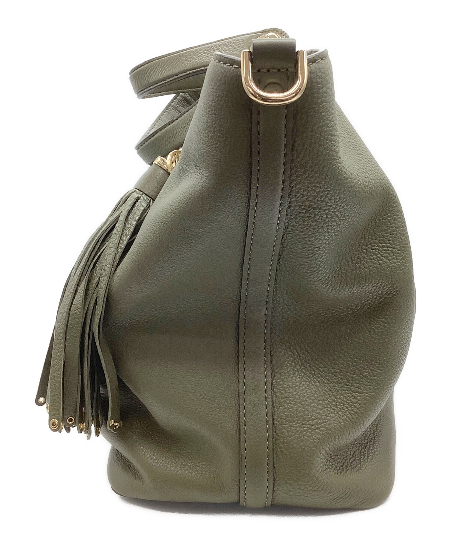 中古・古着通販】MICHAEL KORS (マイケル・コース) 2WAYバッグ カーキ