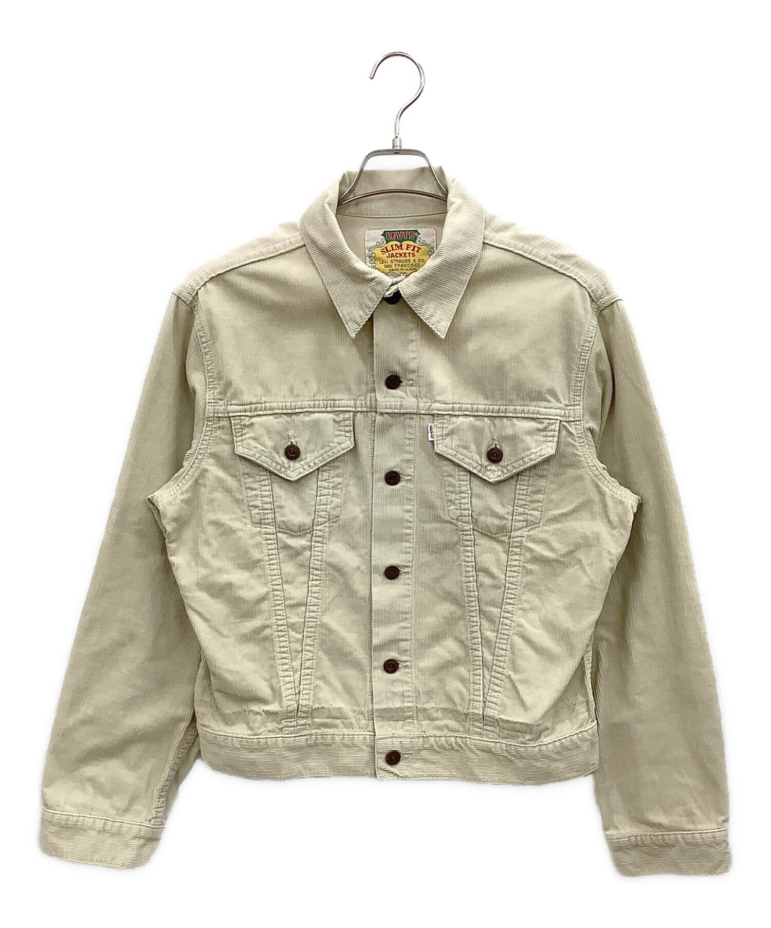 Levi's Slim Fit Jackets ベージュジャケット 中古・古着通販】LEVI'S (リーバイス) スリムフィットジャケット