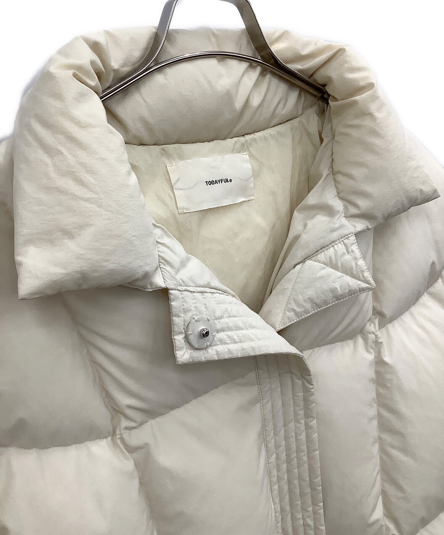 中古・古着通販】TODAYFUL (トゥデイフル) ダウンコート ベージュ 