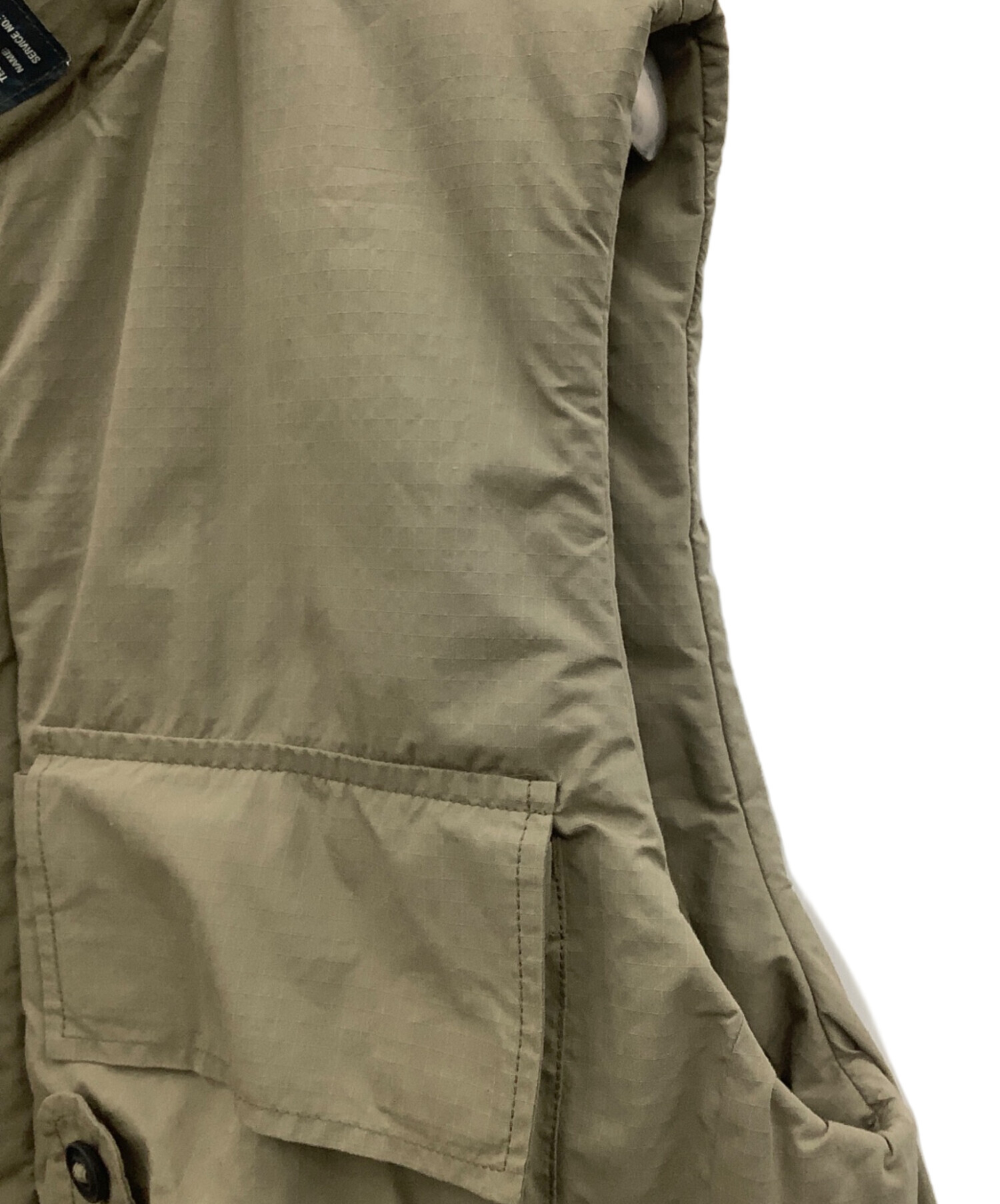 中古・古着通販】N.HOOLYWOOD (エヌ ハリウッド) PUFFER VEST カーキ