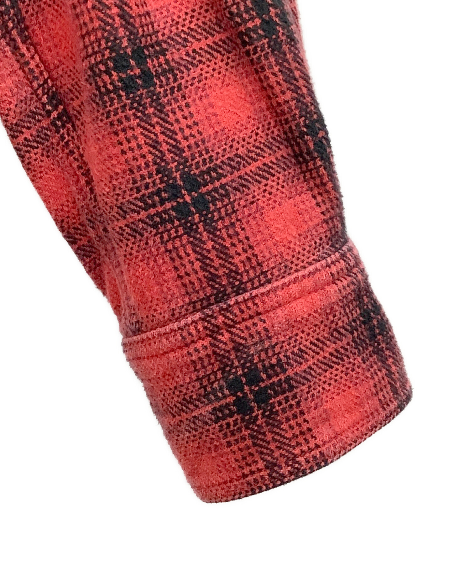 中古・古着通販】MINEDENIM (マインデニム) 長袖シャツ レッド サイズ