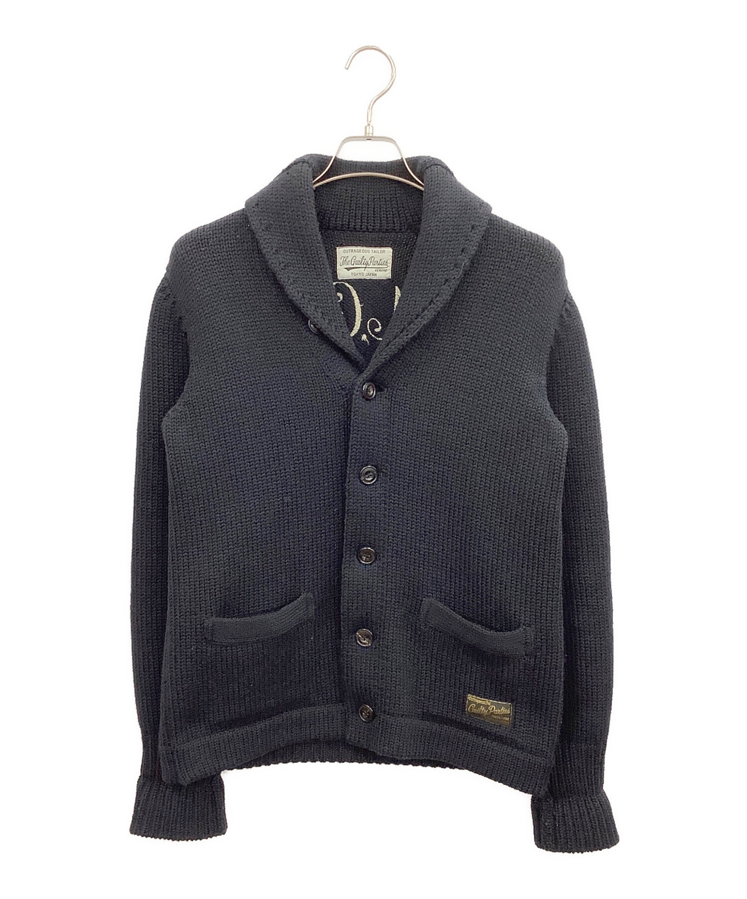 中古・古着通販】WACKO MARIA (ワコマリア) ニットジャケット ネイビー