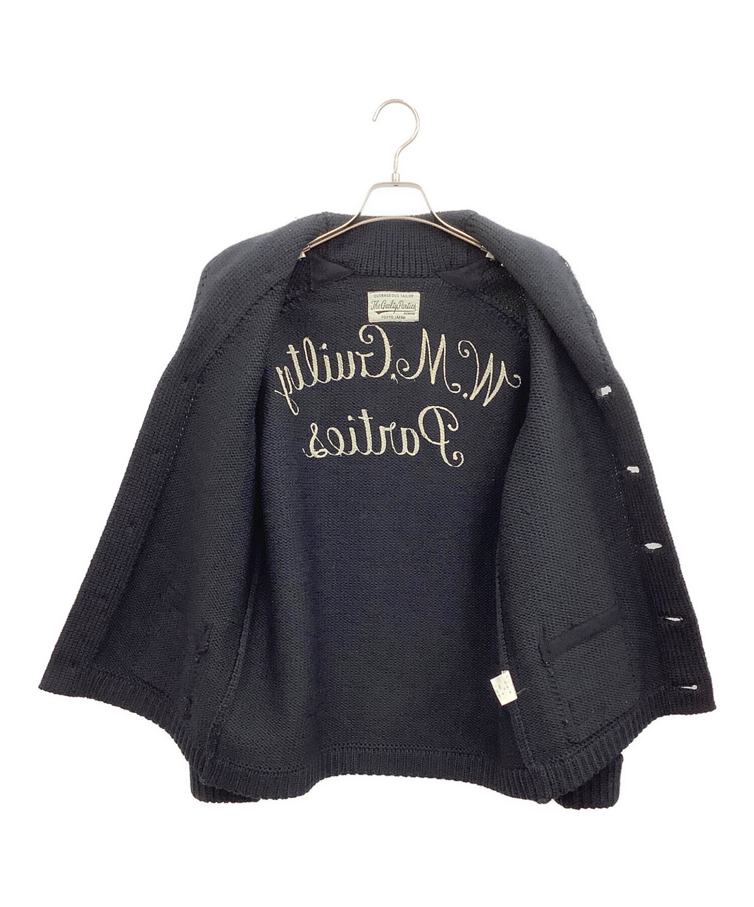 中古・古着通販】WACKO MARIA (ワコマリア) ニットジャケット ネイビー