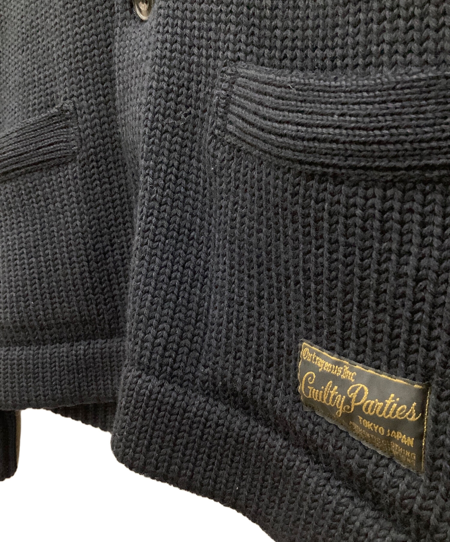 中古・古着通販】WACKO MARIA (ワコマリア) ニットジャケット ネイビー