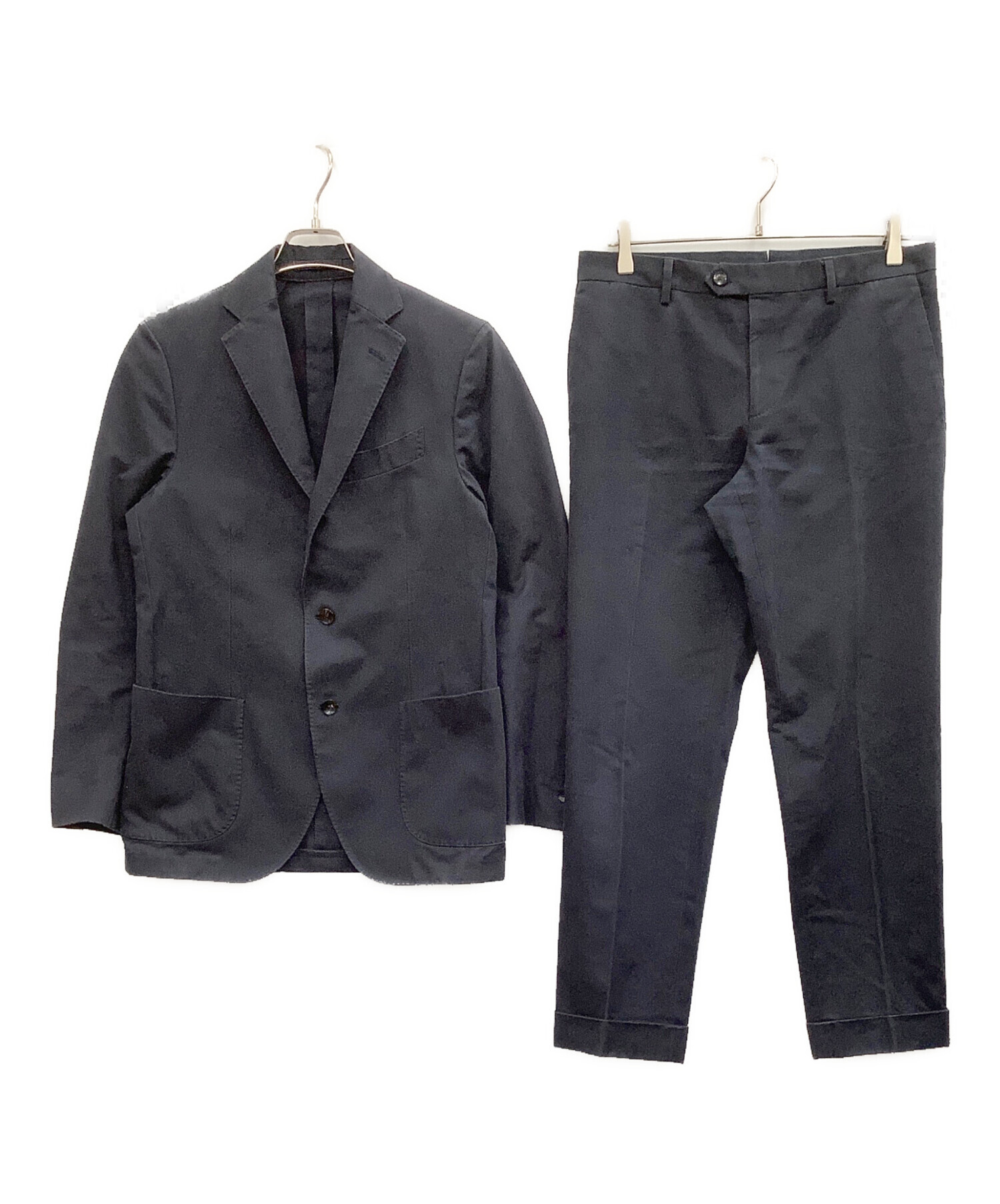ピーターパンマン【美品】ラルディーニ　パッカブルスーツ　48 中古・古着通販】LARDINI (ラルディーニ) セットアップスーツ ネイビー