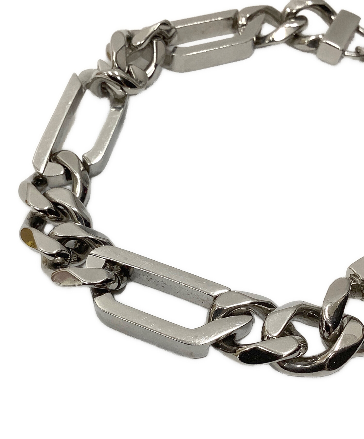 中古・古着通販】DIESEL (ディーゼル) チェーンブレスレット シルバー