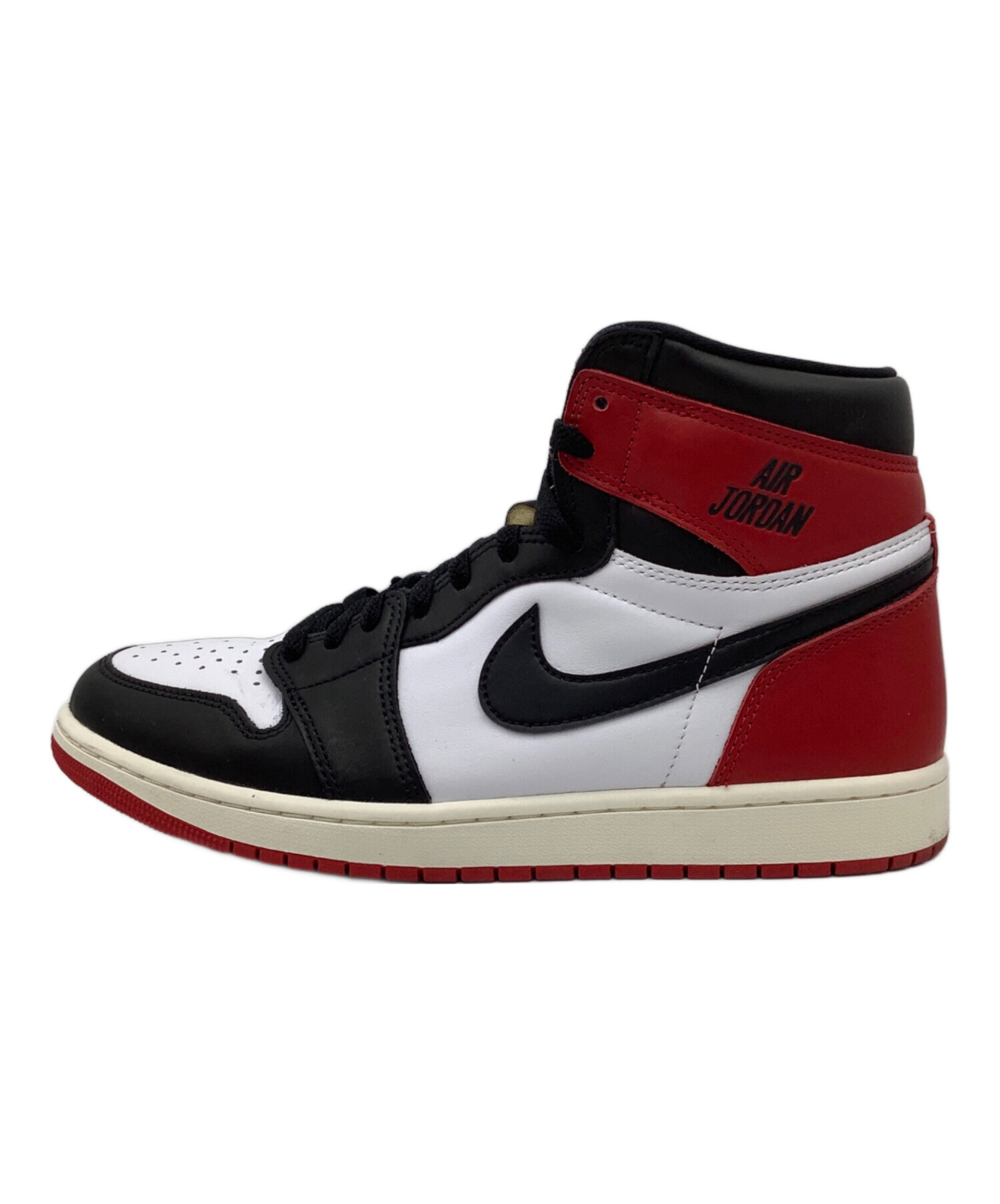 Nike ハイカットスニーカー ホワイト/レッド/ブラック 中古・古着通販】NIKE (ナイキ) ハイカットスニーカー ホワイト×レッド