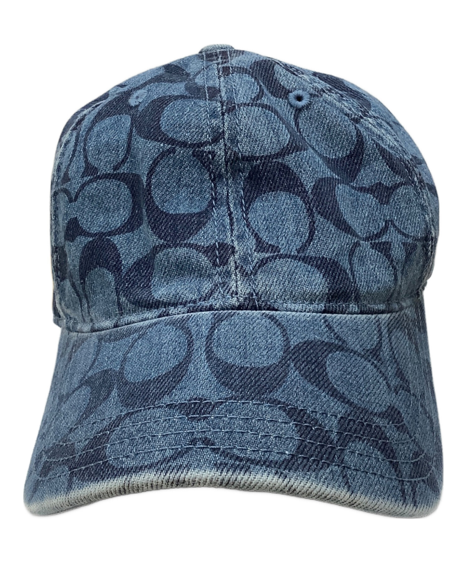 【新品　未使用】　COACH コーチキャップ 中古・古着通販】COACH (コーチ) キャップ ブルー サイズ:56−60cm