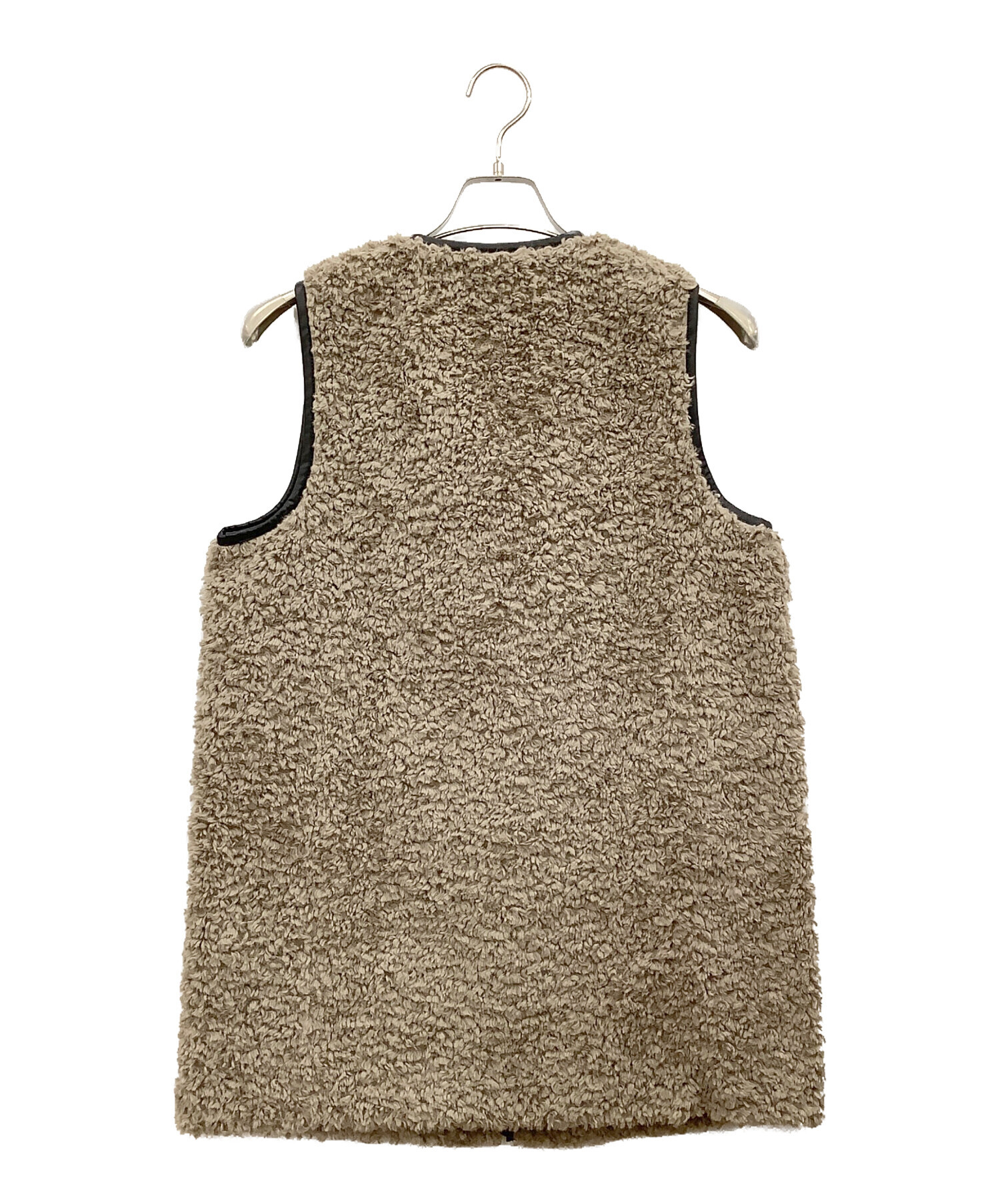 中古・古着通販】THREE DOTS (スリードッツ) プードルボアロングベスト