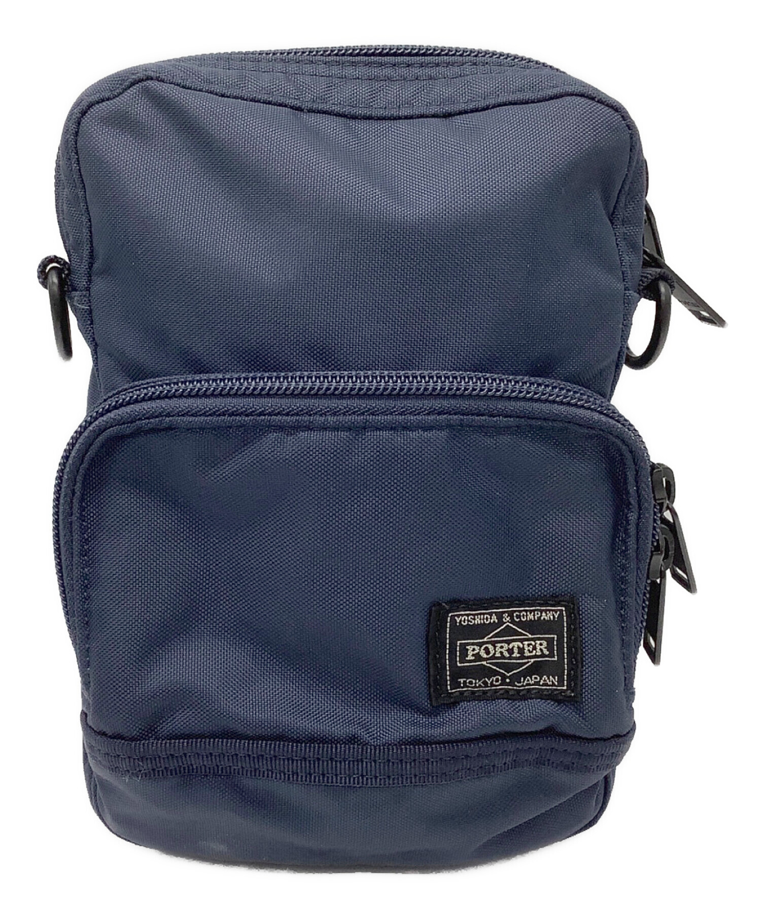 PORTER ショルダーバック　美品 中古・古着通販】PORTER (ポーター) ショルダーバッグ ネイビー サイズ
