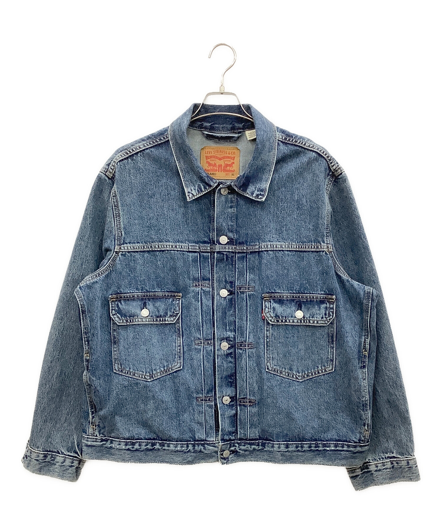 中古・古着通販】LEVI'S (リーバイス) デニムジャケット インディゴ
