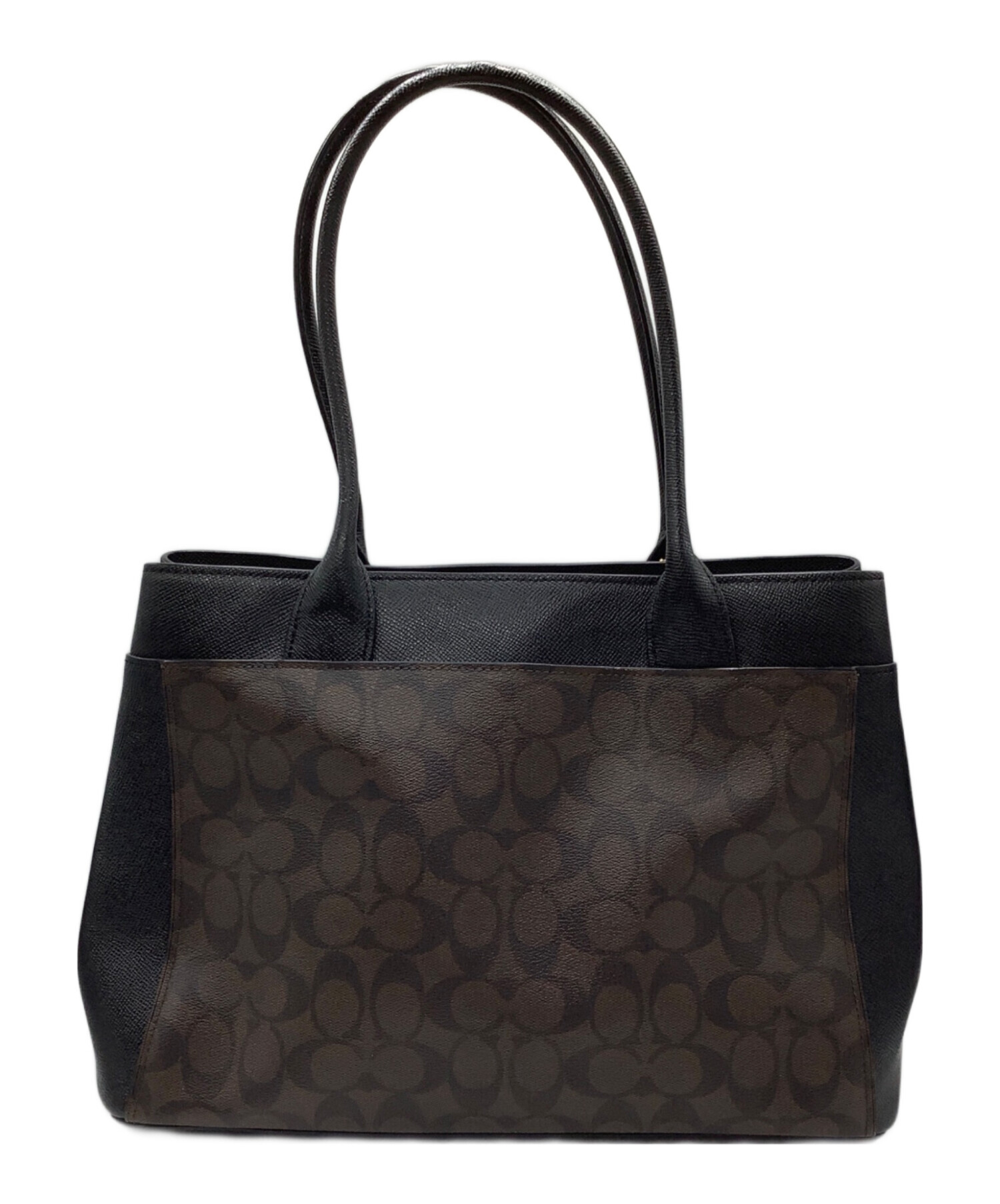 中古・古着通販】COACH (コーチ) トートバッグ ブラウン サイズ