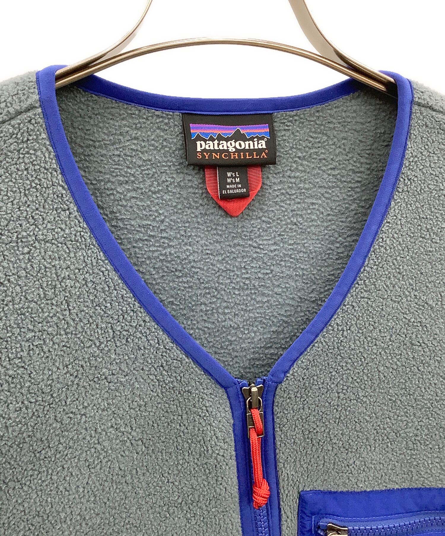中古・古着通販】Patagonia (パタゴニア) シンチラカーディガン ブルー