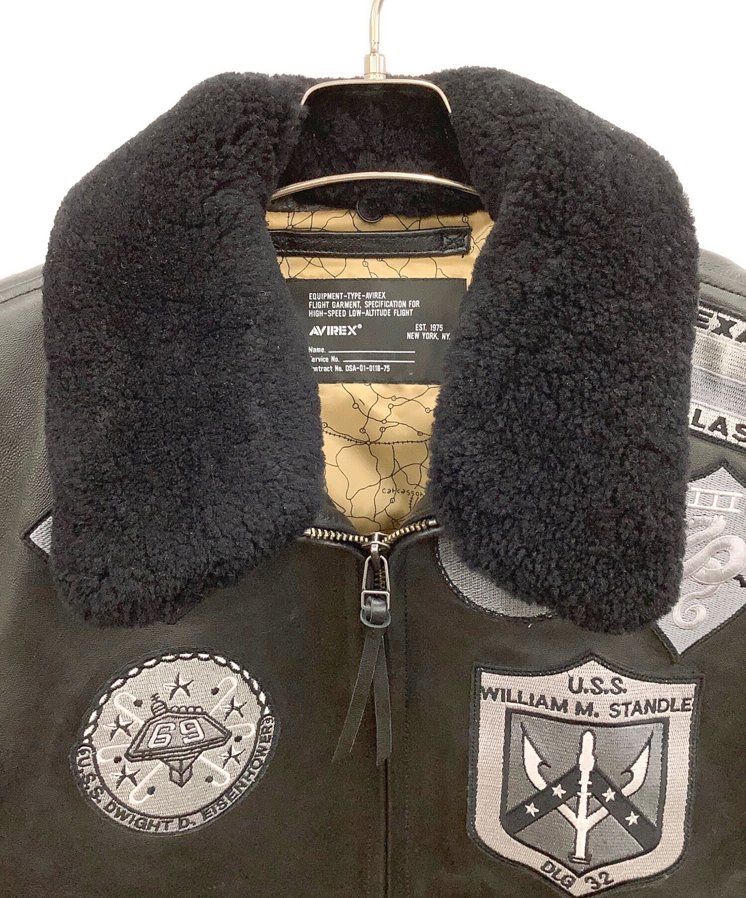 中古・古着通販】AVIREX (アヴィレックス) ラムレザージャケット