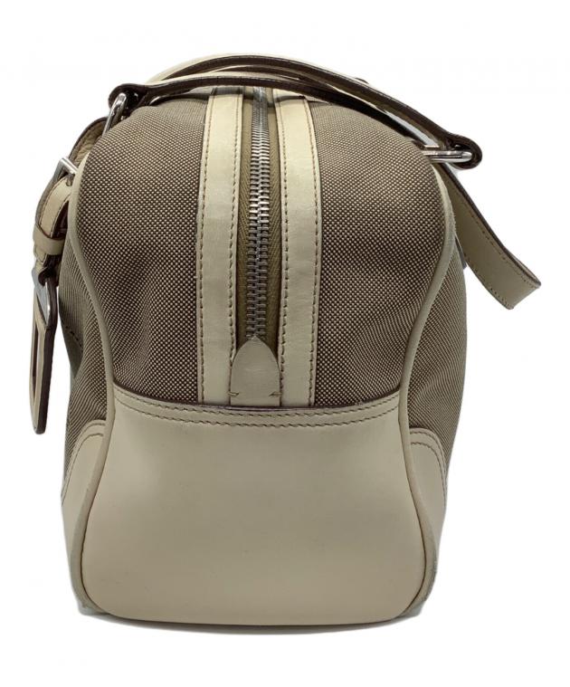 中古・古着通販】PRADA (プラダ) ボストンバッグ ベージュ サイズ