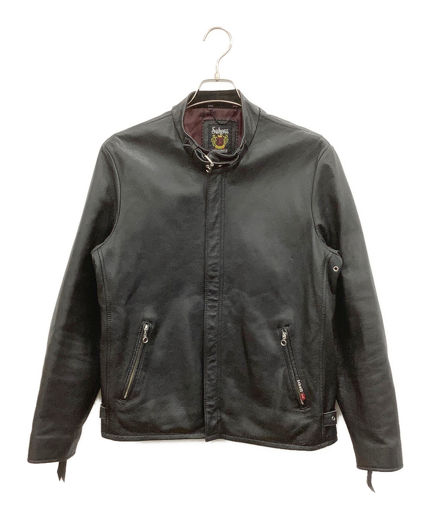 中古・古着通販】Schott (ショット) シングルレザーライダース 中古・古着通販】Schott (ショット) シングルレザーライダース