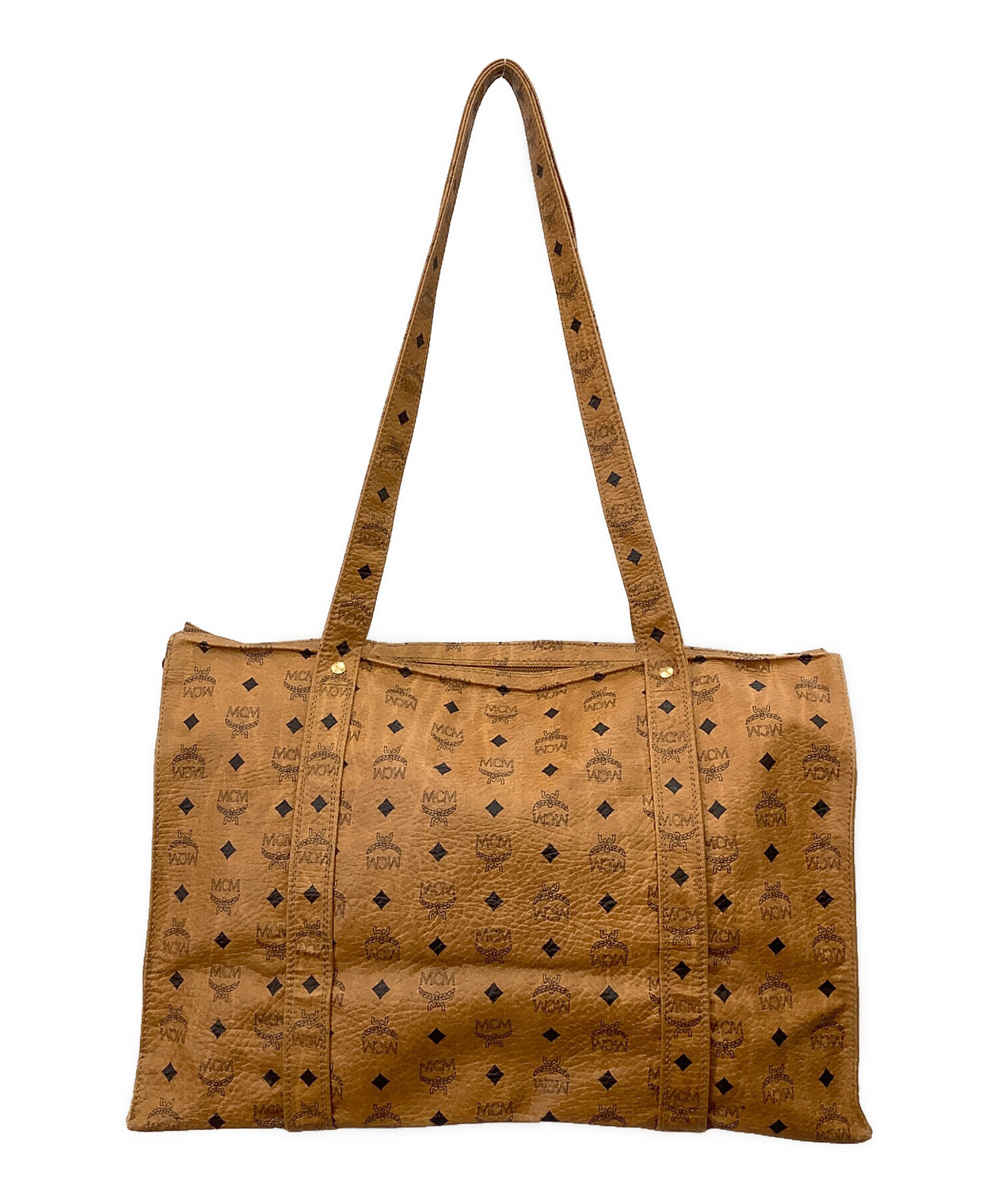 レディース MCM ヴィセトス PVC トートバッグ 肩掛け A4収納
