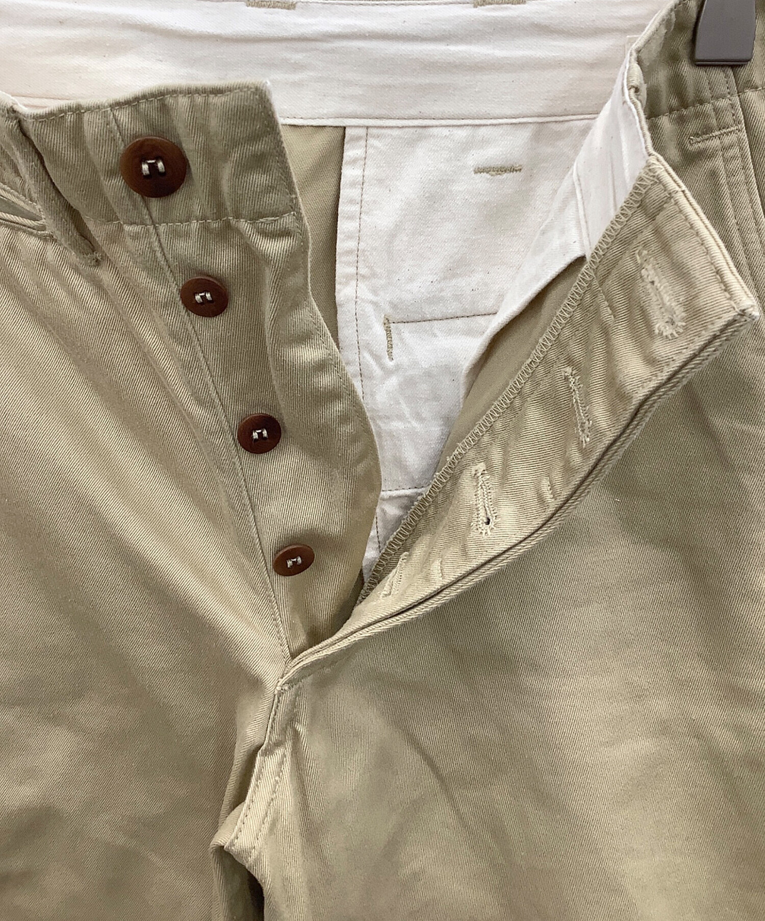 中古・古着通販】WAREHOUSE (ウエアハウス) チノパン ベージュ サイズ