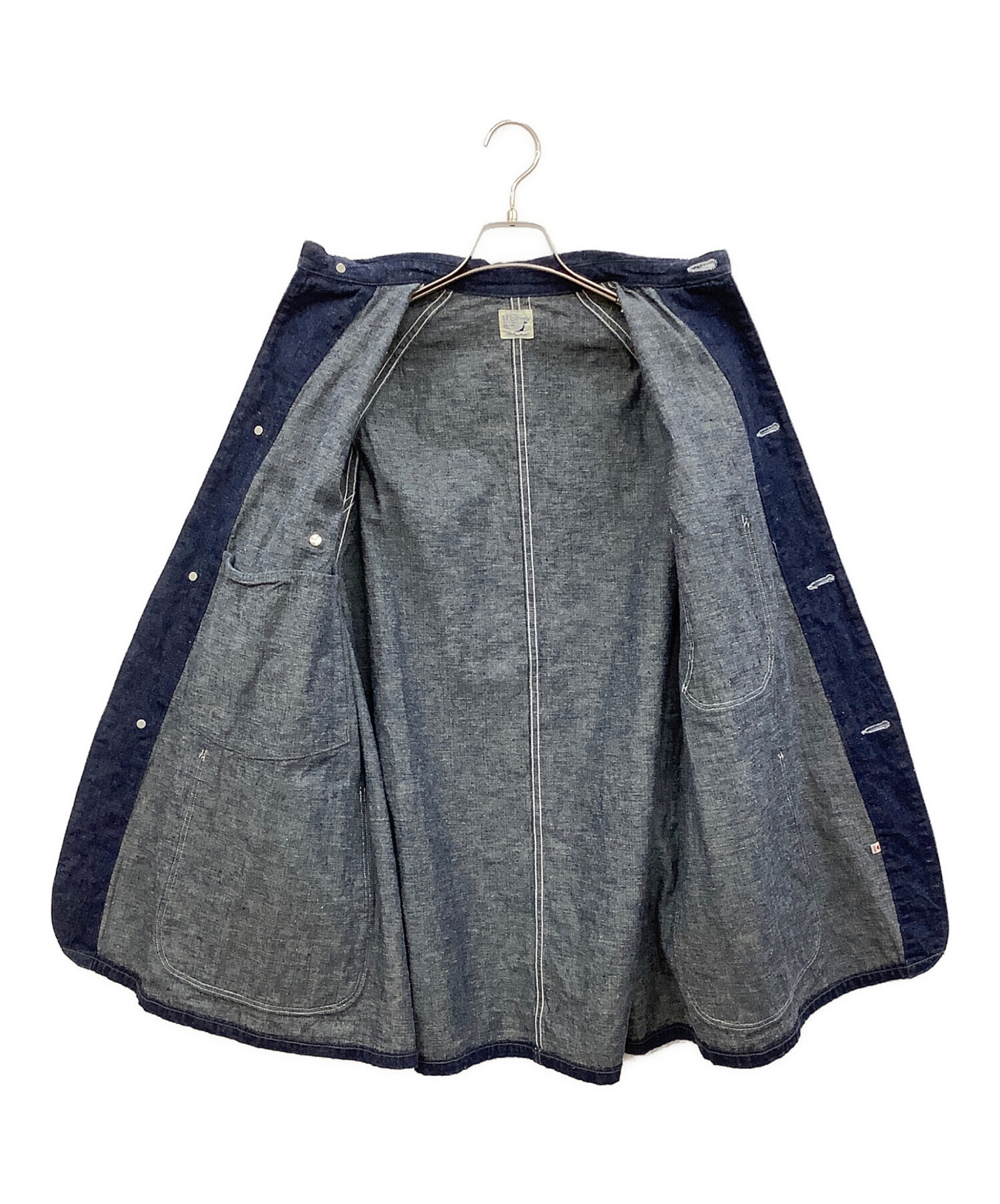 中古・古着通販】orSlow (オアスロウ) カバーオール インディゴ サイズ