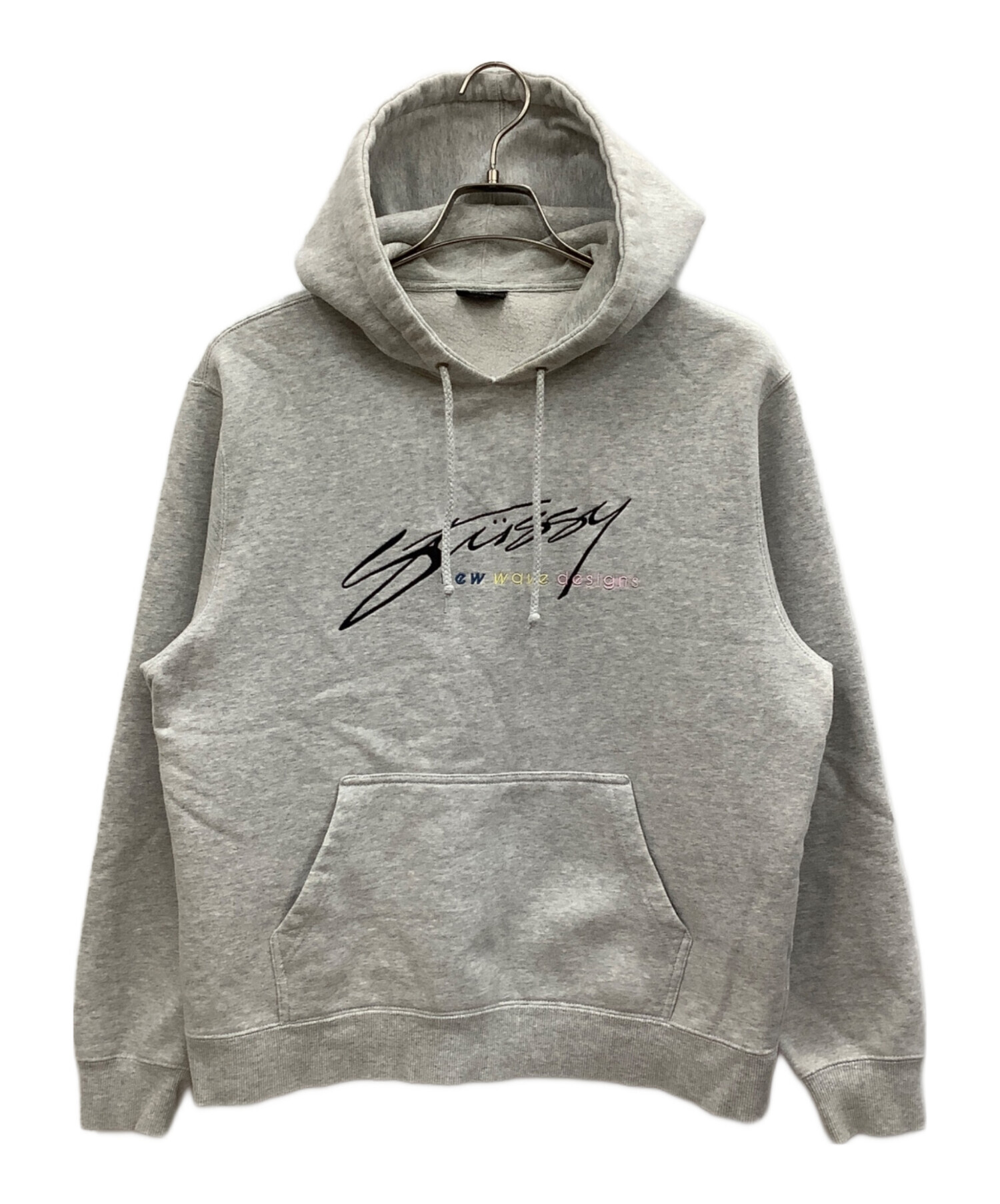 中古・古着通販】stussy (ステューシー) プルオーバーパーカー グレー