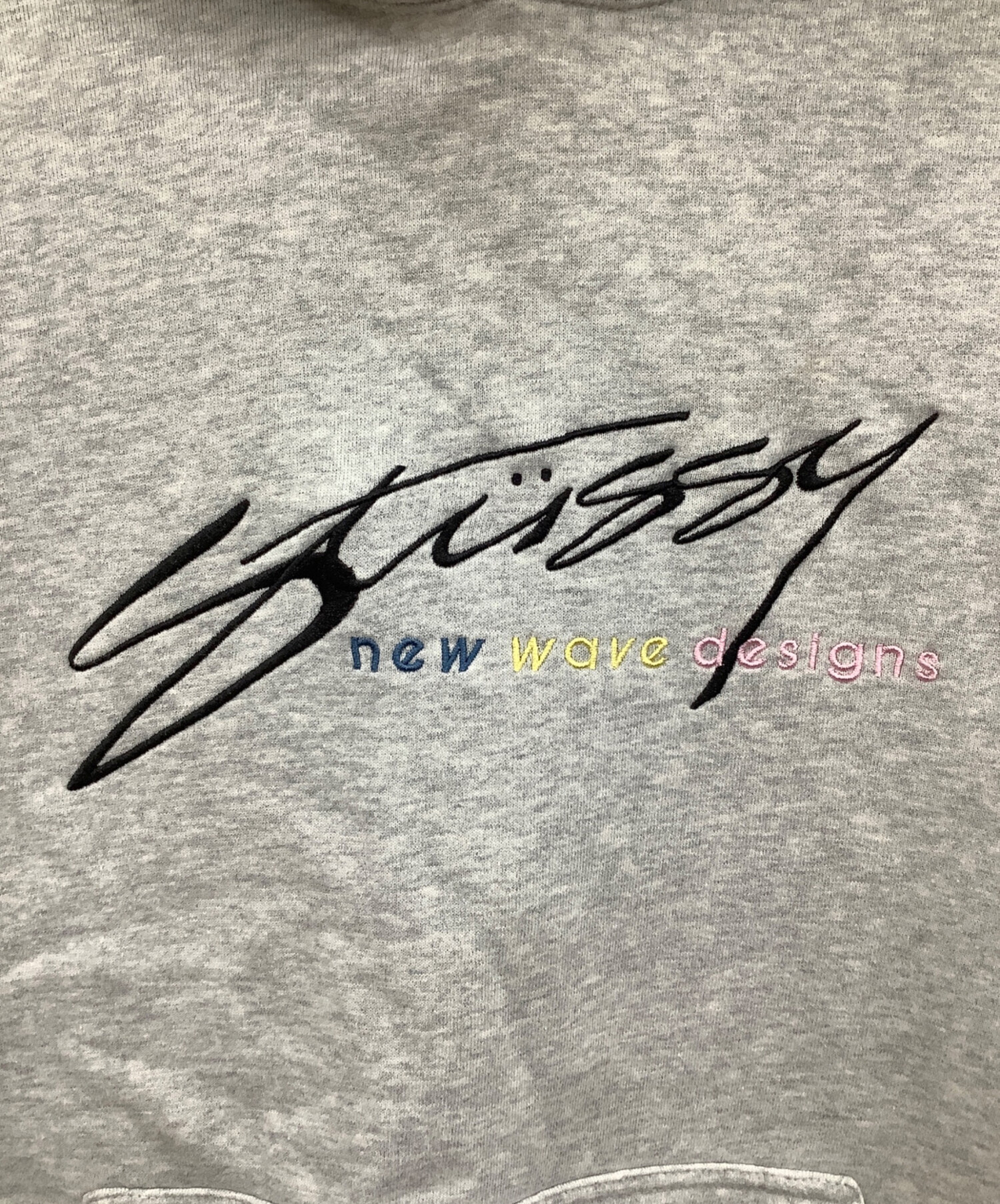 中古・古着通販】stussy (ステューシー) プルオーバーパーカー グレー 