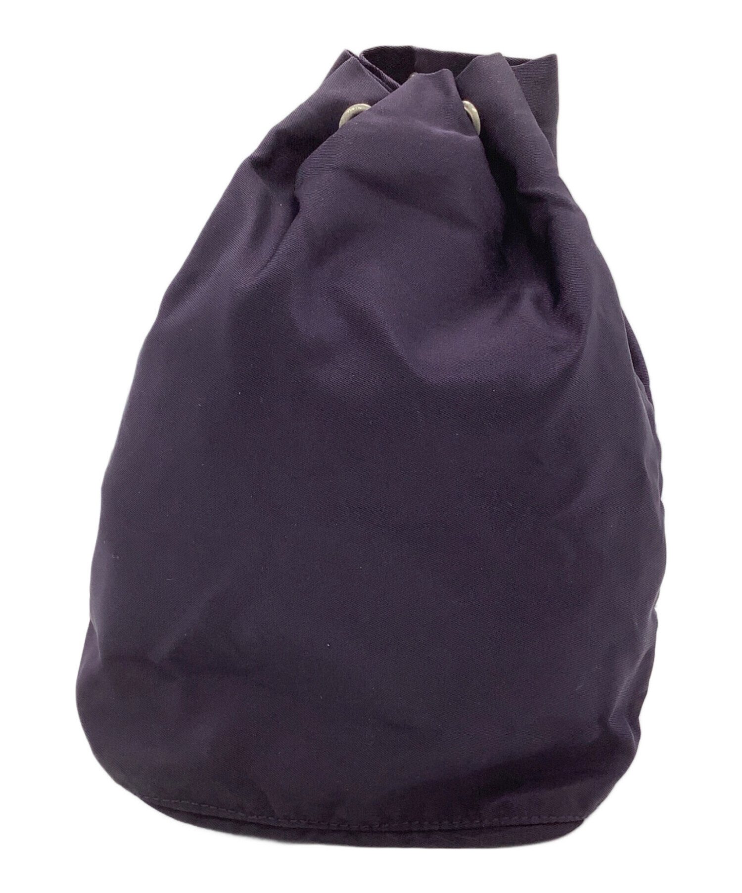 プラダ　PRADA パープル ナイロン 巾着ポーチ 中古・古着通販】PRADA (プラダ) 巾着ポーチ パープル サイズ