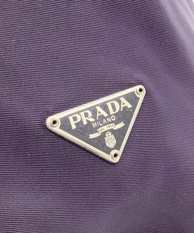 プラダ　PRADA パープル ナイロン 巾着ポーチ 中古・古着通販】PRADA (プラダ) 巾着ポーチ パープル サイズ