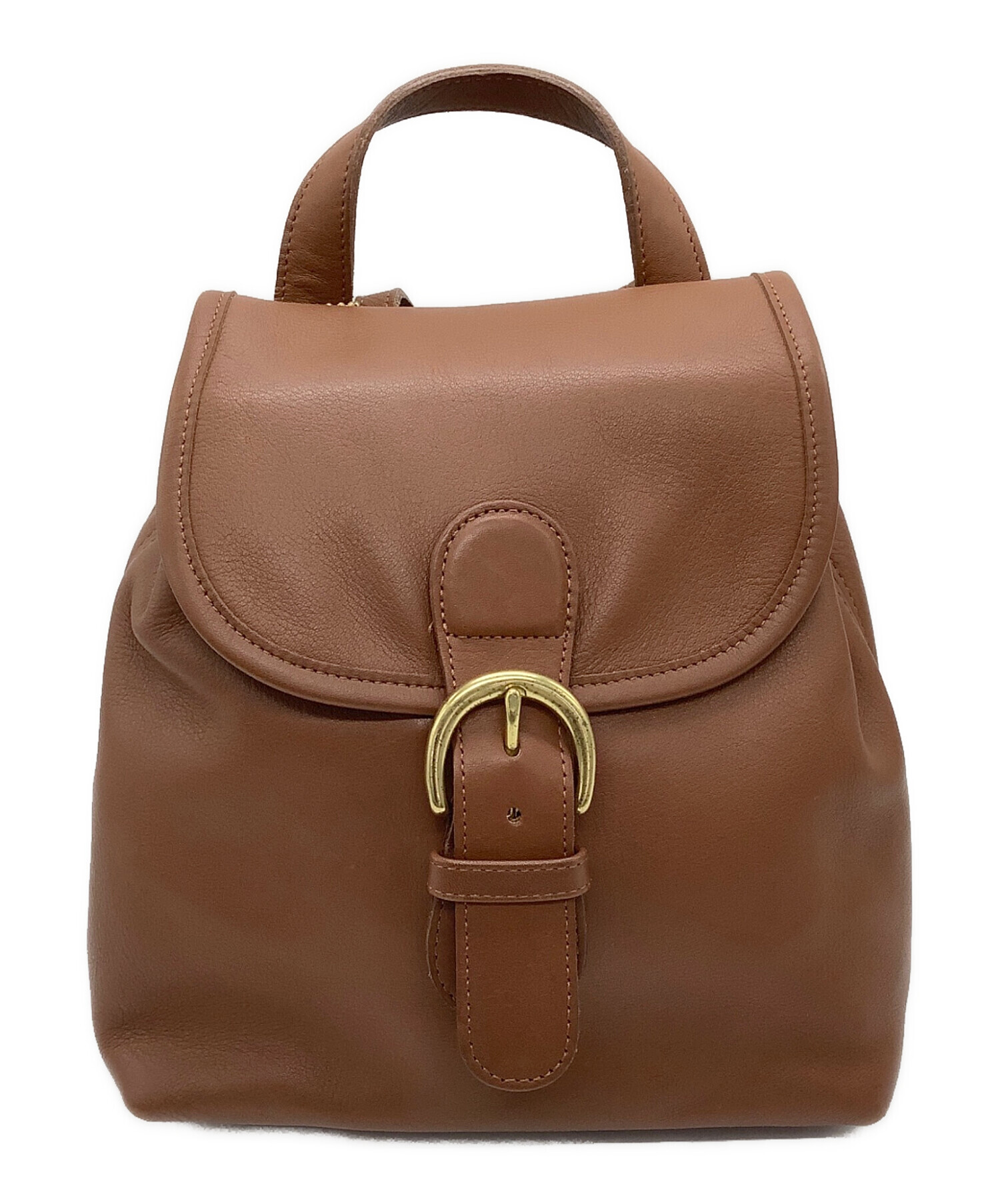 中古・古着通販】COACH (コーチ) ミニリュック ブラウン サイズ 