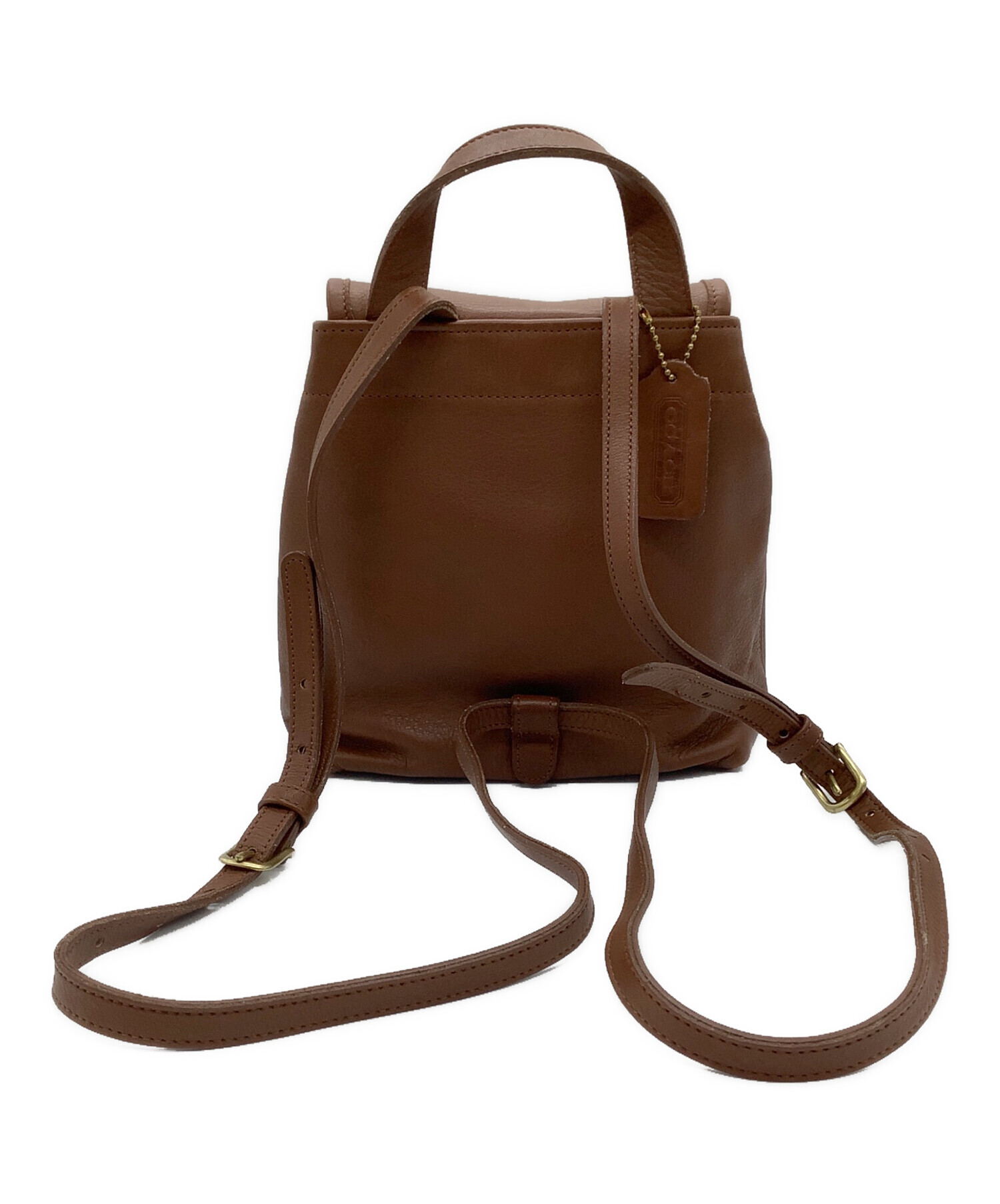COACH リュックサック ブラウン COACH ブラウン ミニリュック コーチミニタイプ ブラウン レディース