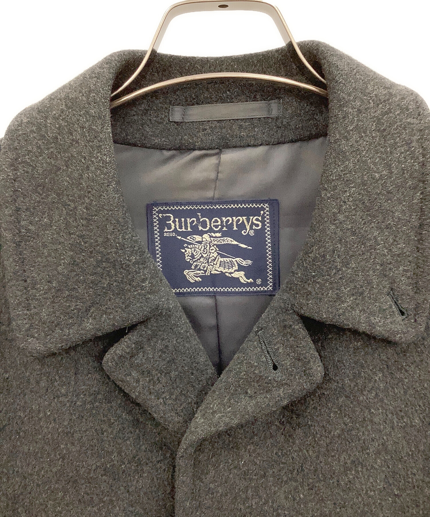 中古・古着通販】Burberry's (バーバリー) ウールコート ブラック