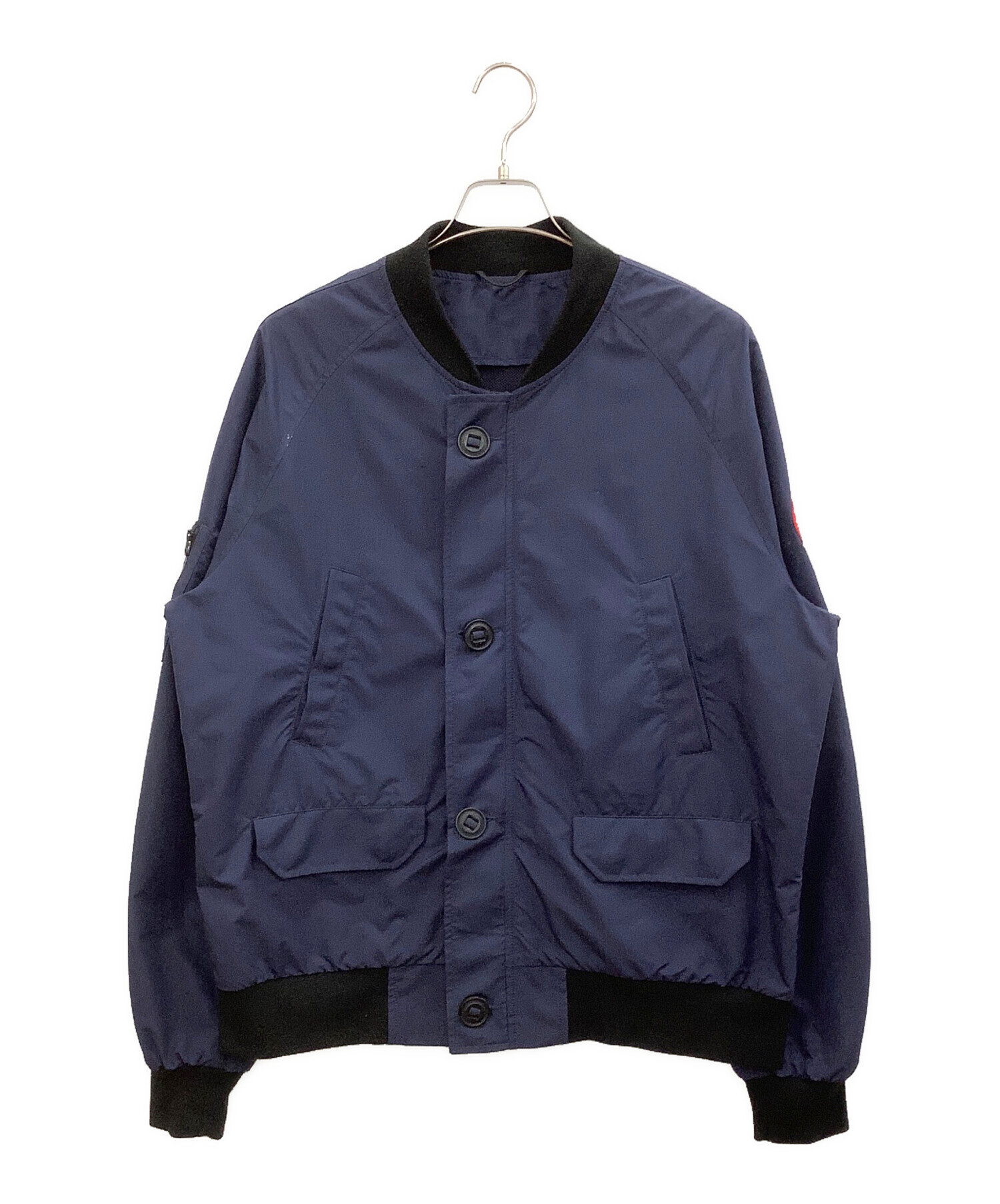 【CANDA 】Faber Bomber Jacket✳︎ネイビー✳︎M 中古・古着通販】CANADA GOOSE (カナダグース) FABER BOMBER ネイビー