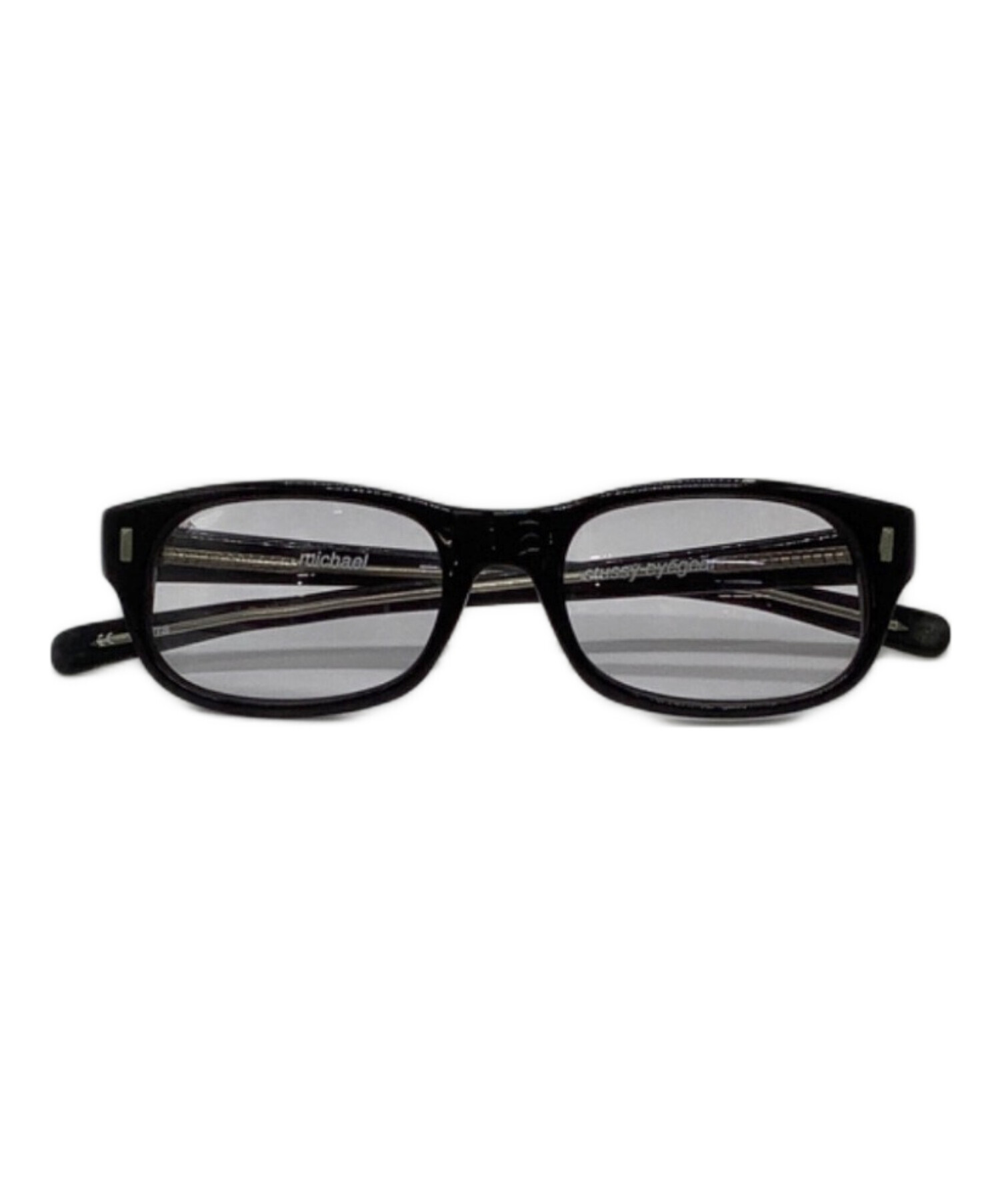 中古・古着通販】stussy (ステューシー) 伊達眼鏡 ブラック サイズ 