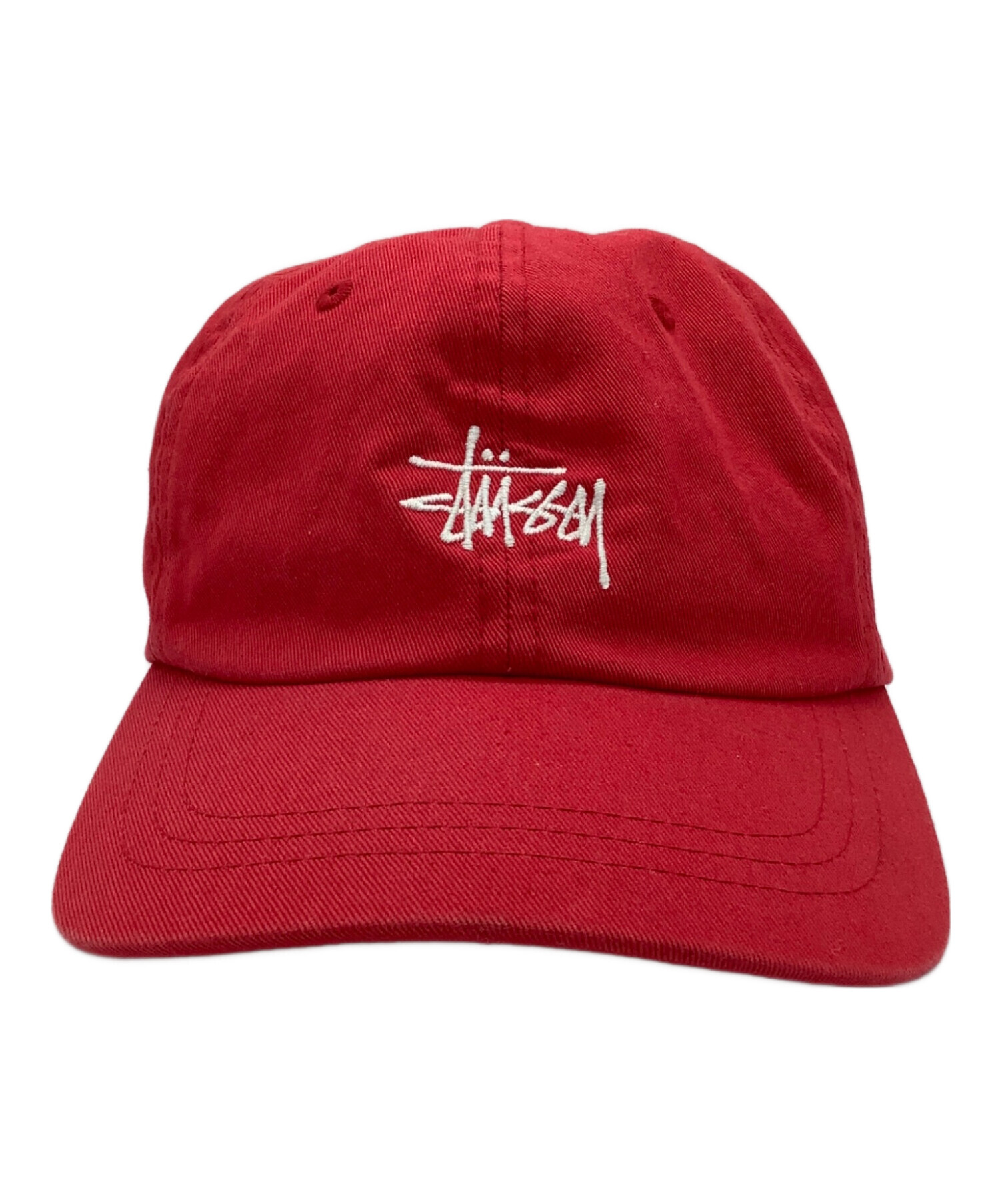 中古・古着通販】stussy (ステューシー) キャップ レッド サイズ