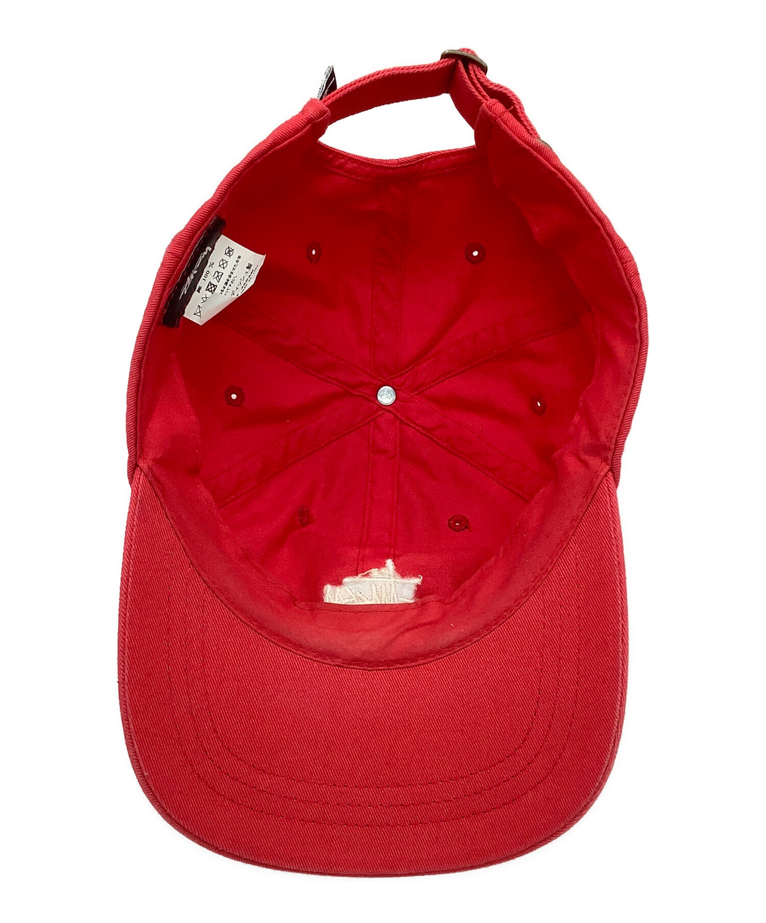 中古・古着通販】stussy (ステューシー) キャップ レッド サイズ