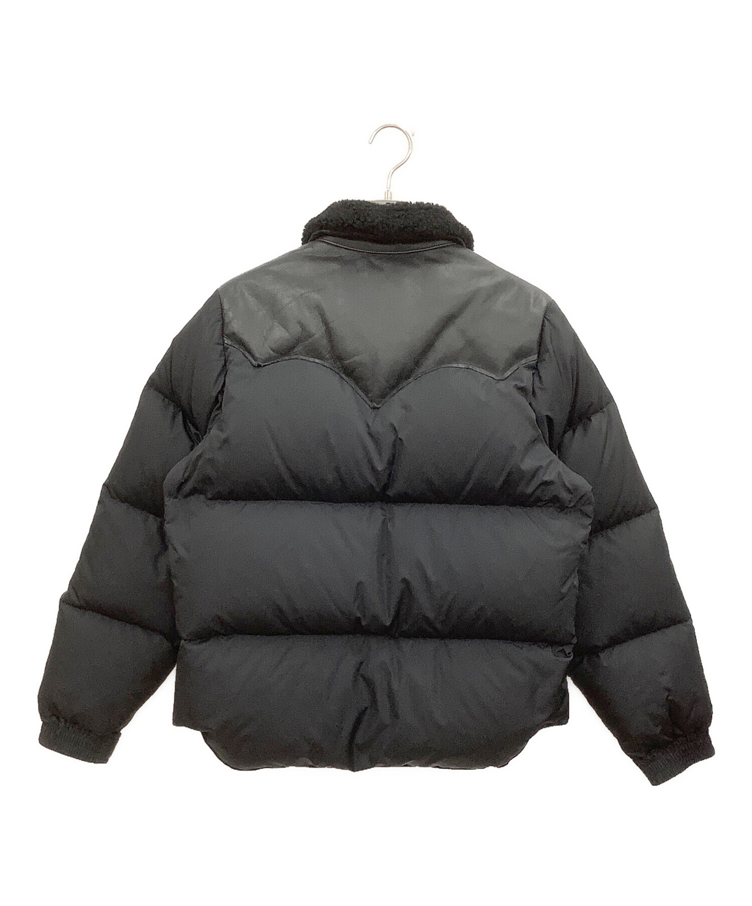 ぎ*ゅ様 ロッキーマウンテン NSダウンジャケット フーディー 38 中古 黒 中古・古着通販】Rocky Mountain FeatherBed (ロッキーマウンテン