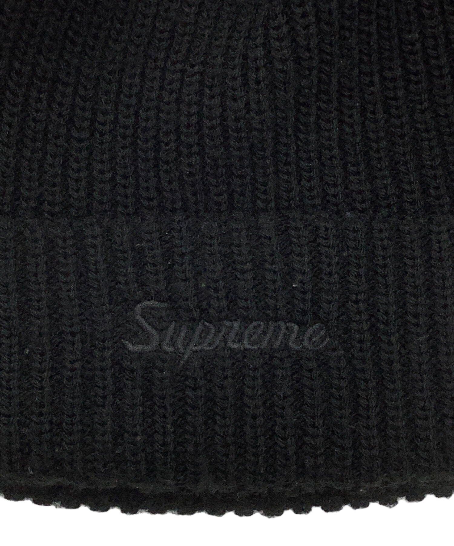 中古・古着通販】Supreme (シュプリーム) Loose Gauge Beanie ブラック 中古・古着通販】Supreme (シュプリーム) Loose Gauge Beanie ブラック