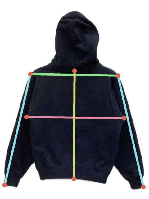 中古・古着通販】BoTT (ボット) プルオーバーパーカー ネイビー サイズ