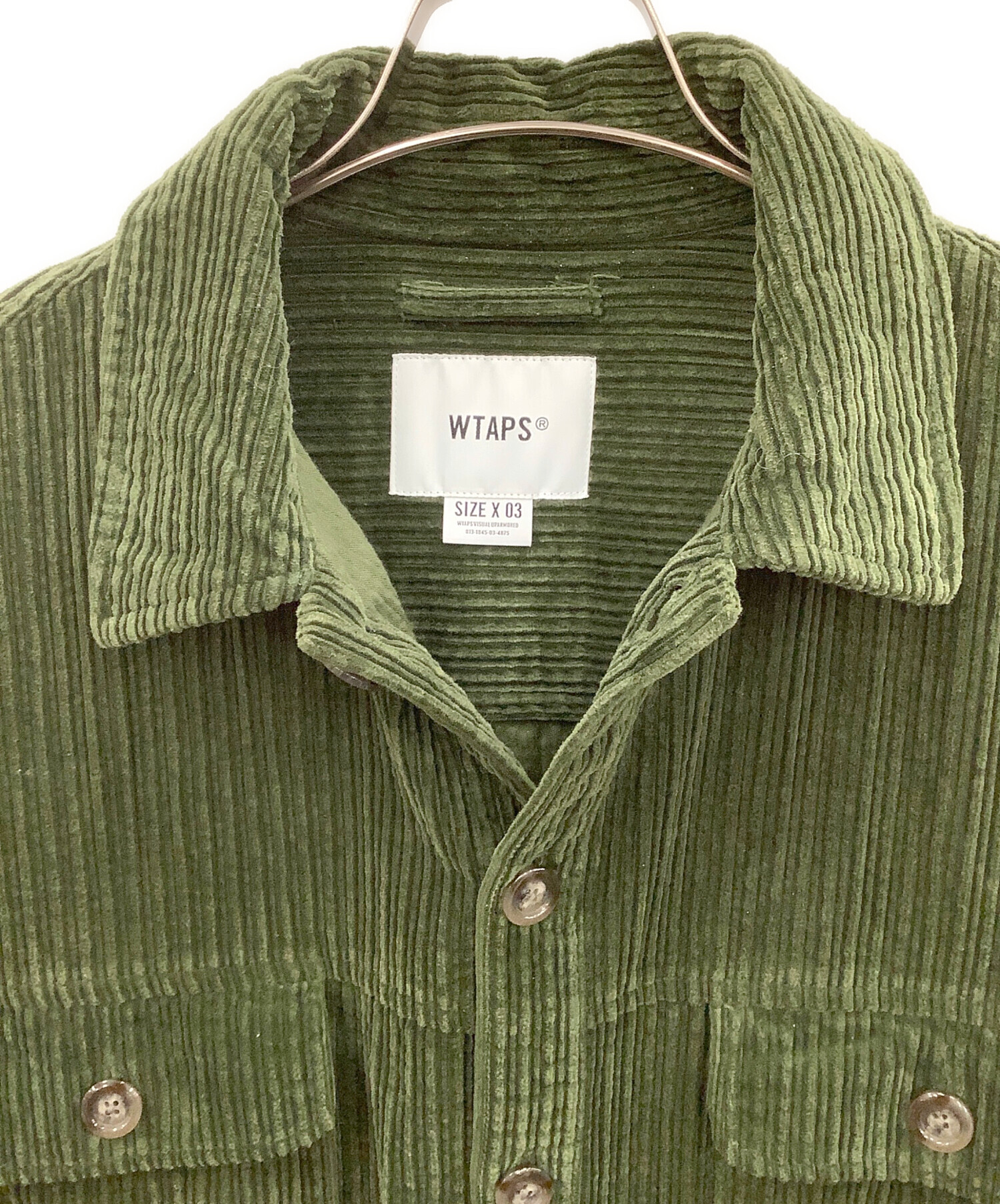 中古・古着通販】WTAPS (ダブルタップス) コーデュロイジャケット 